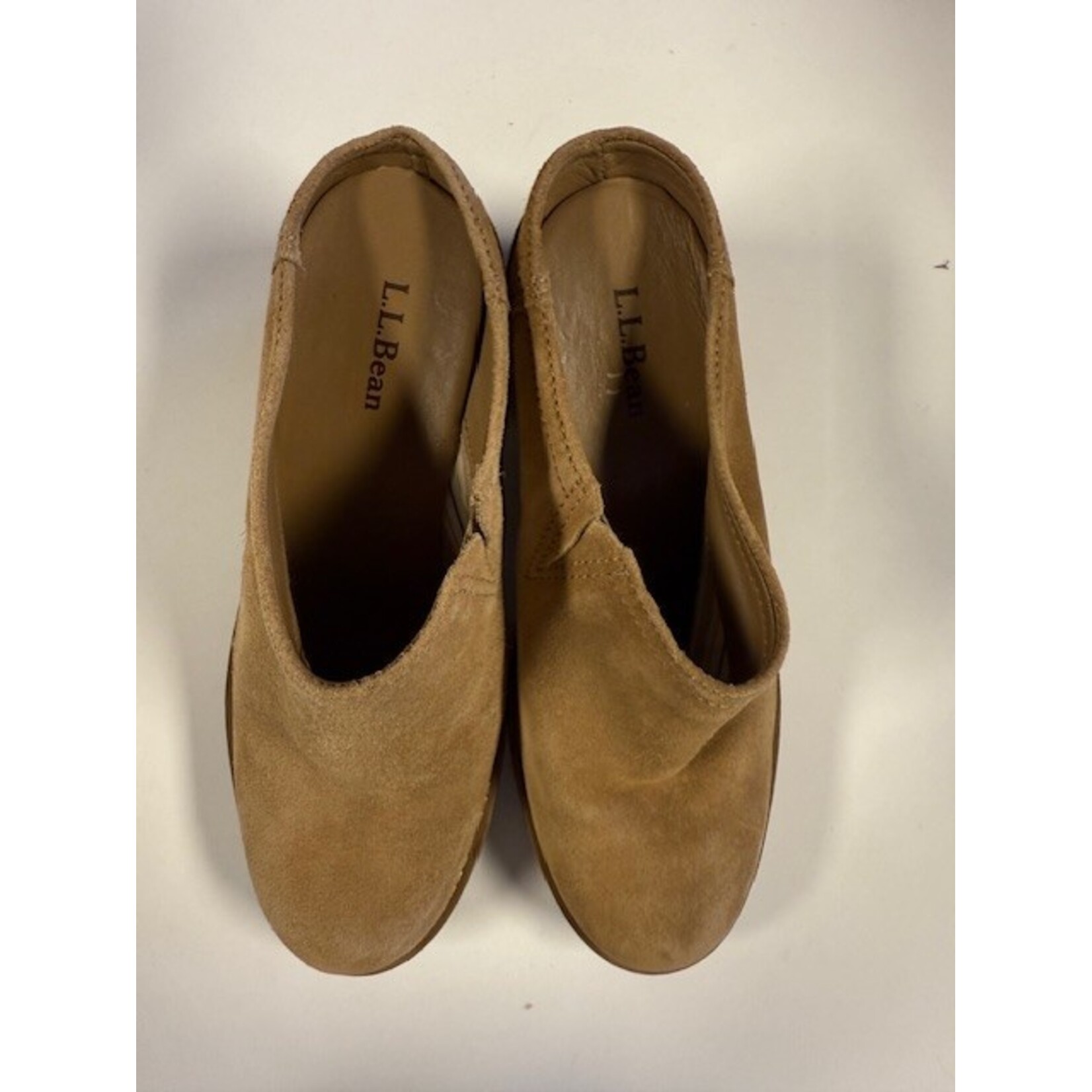 L.L. Bean, Camel, Suede, Mule, 6, NWOT
