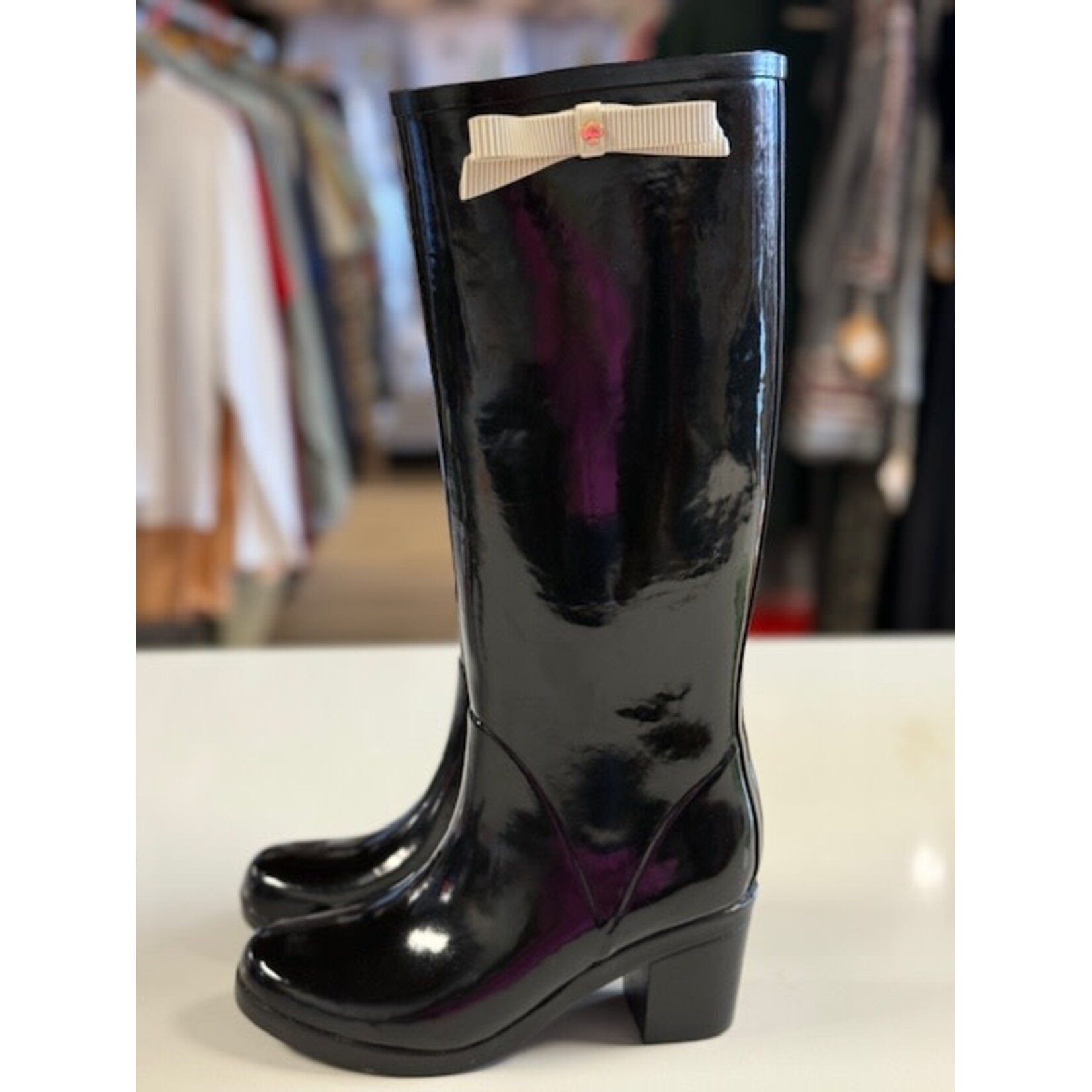 Kate Spade, Romi Rain Boot, Black, 5