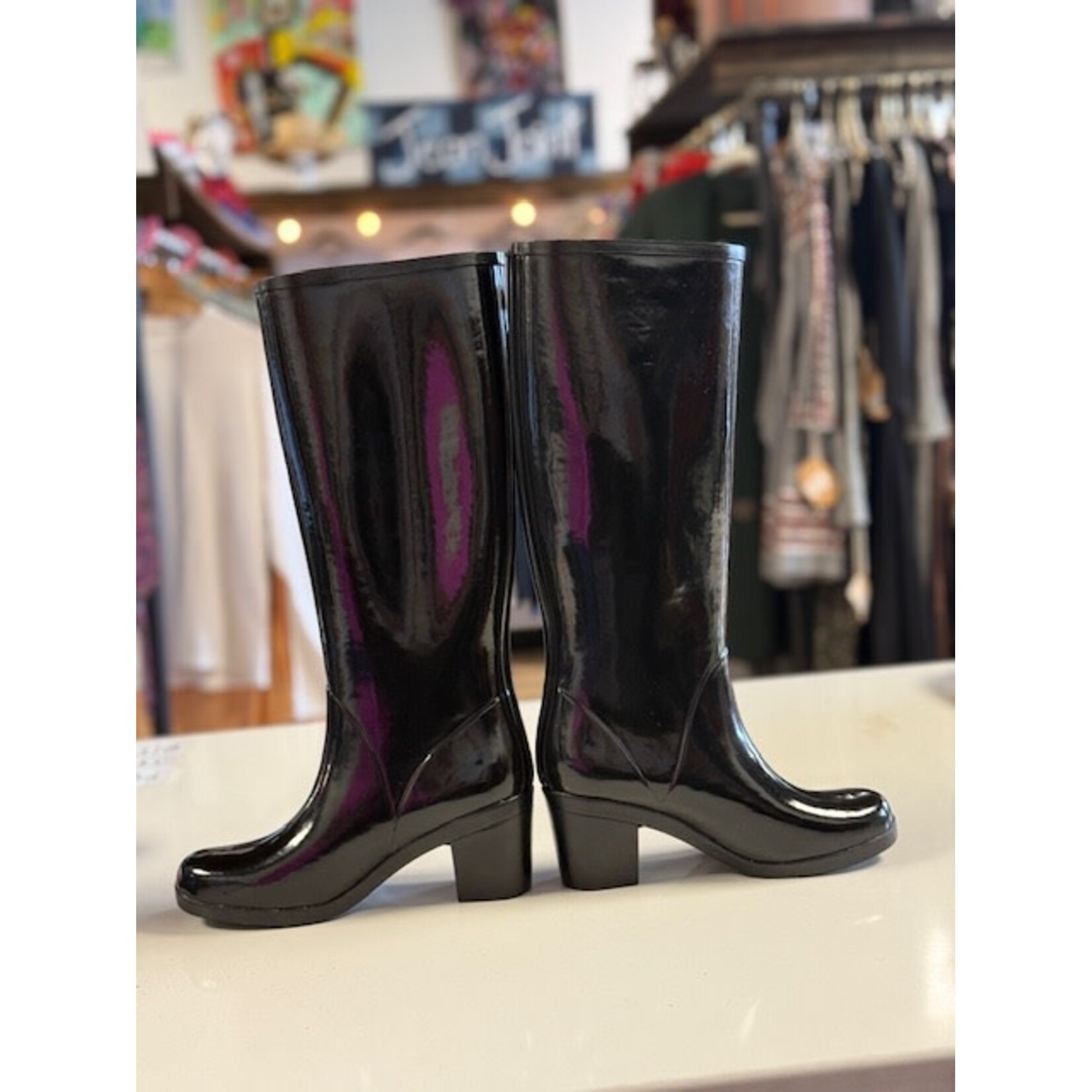 Kate Spade, Romi Rain Boot, Black, 5