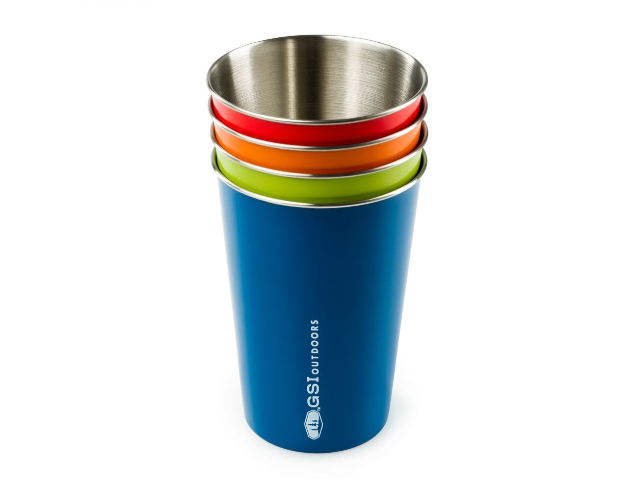 GSI Outdoor GLACIER STAINLESS PINT SET- MULTI