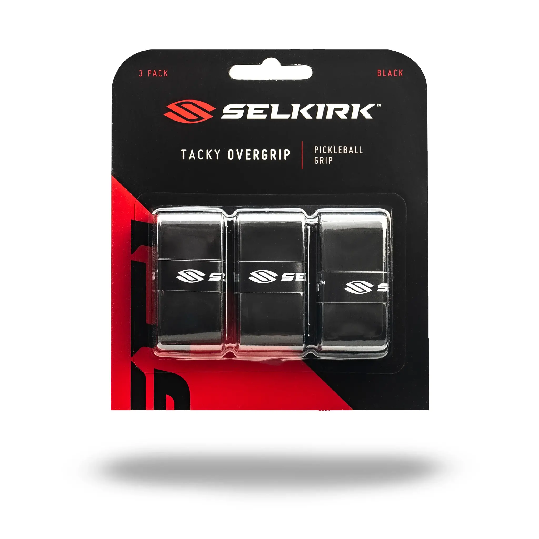 Selkirk Selkirk 3pk Tacky Overgrip Black single