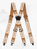 Armada Armada Stage Suspenders-Golden Brown-Cream