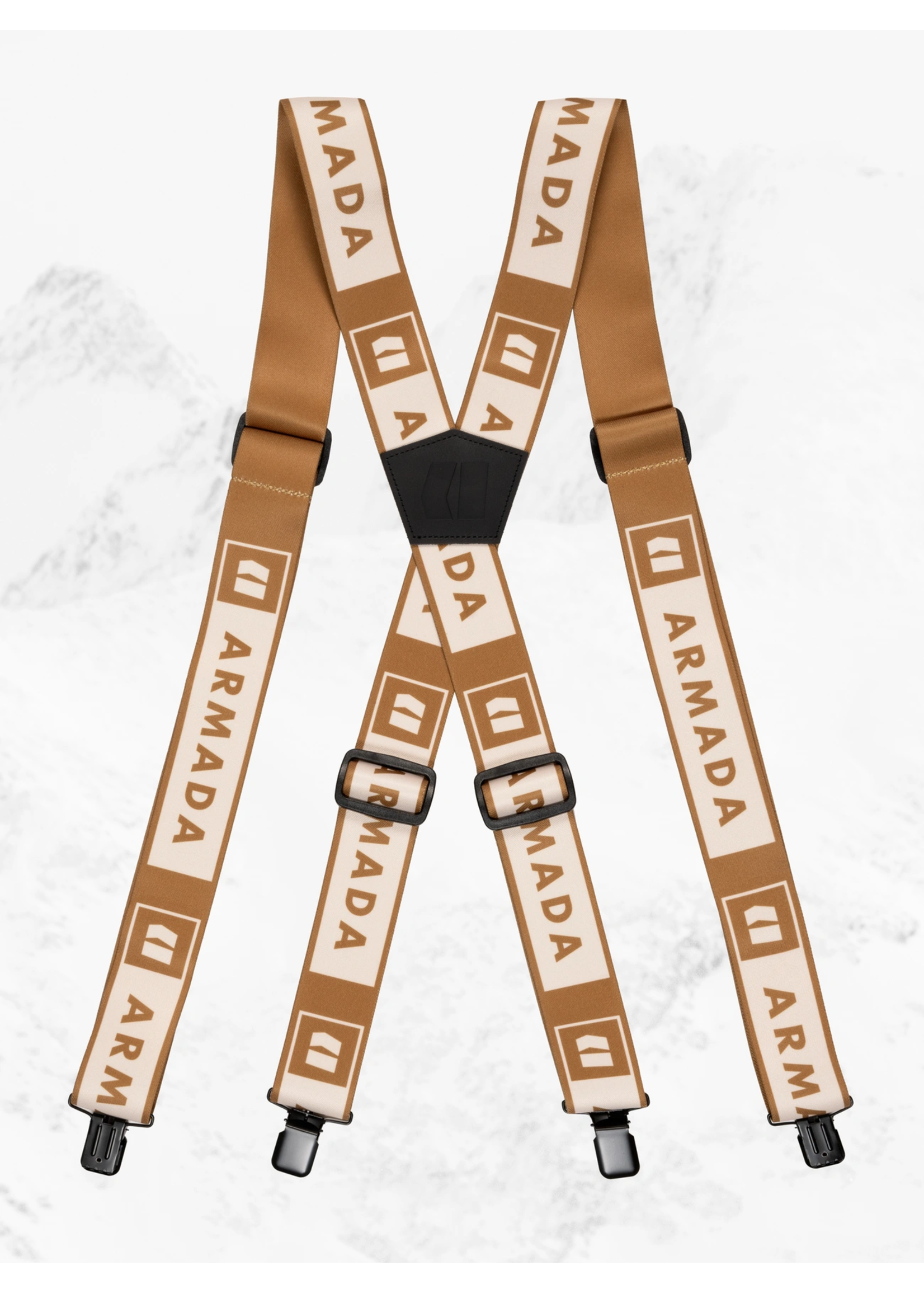 Armada Armada Stage Suspenders-Golden Brown-Cream