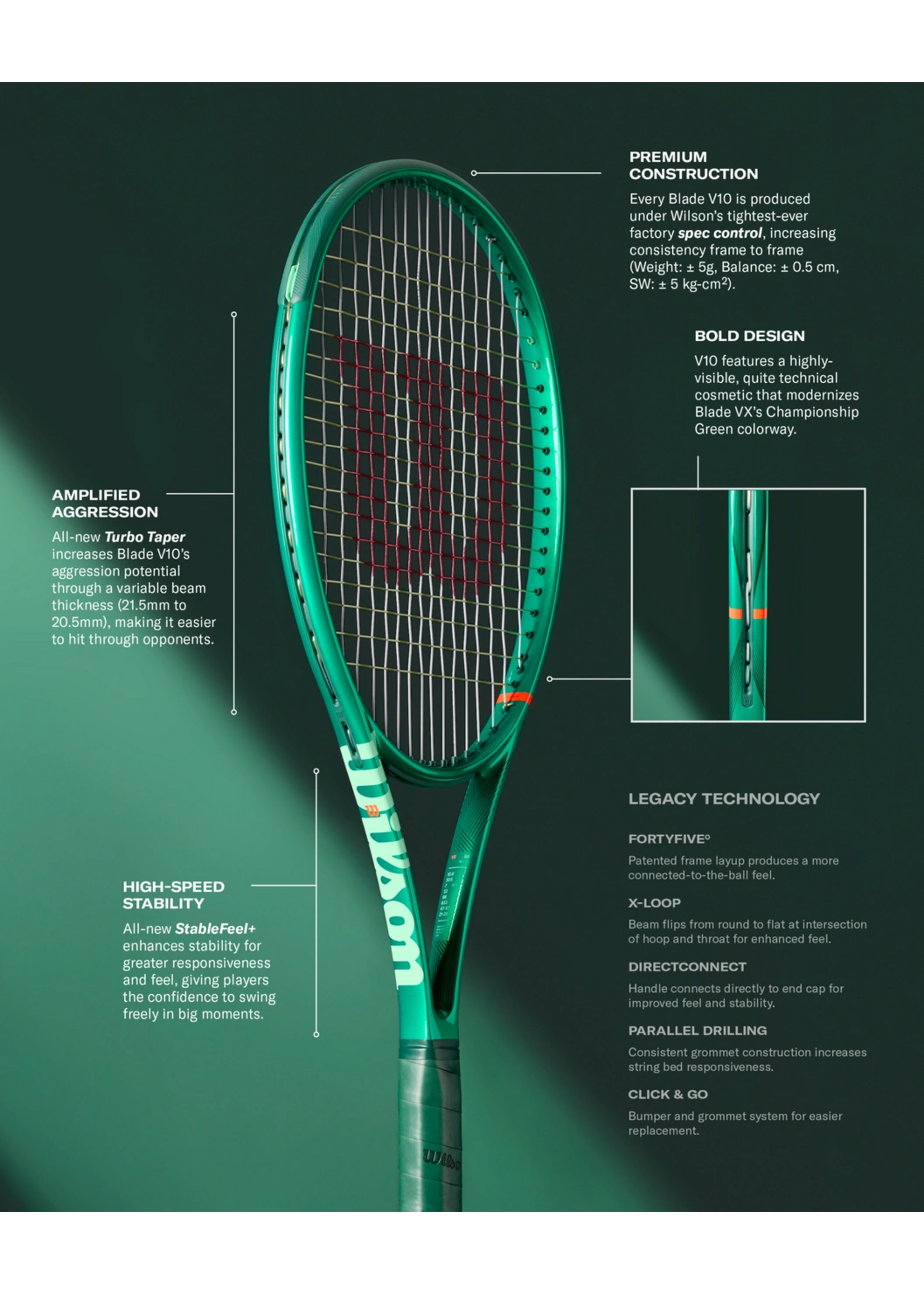 Wilson Wilson Blade V10 98 16x19