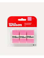 Wilson Pro overgrip pink perf 3 pk