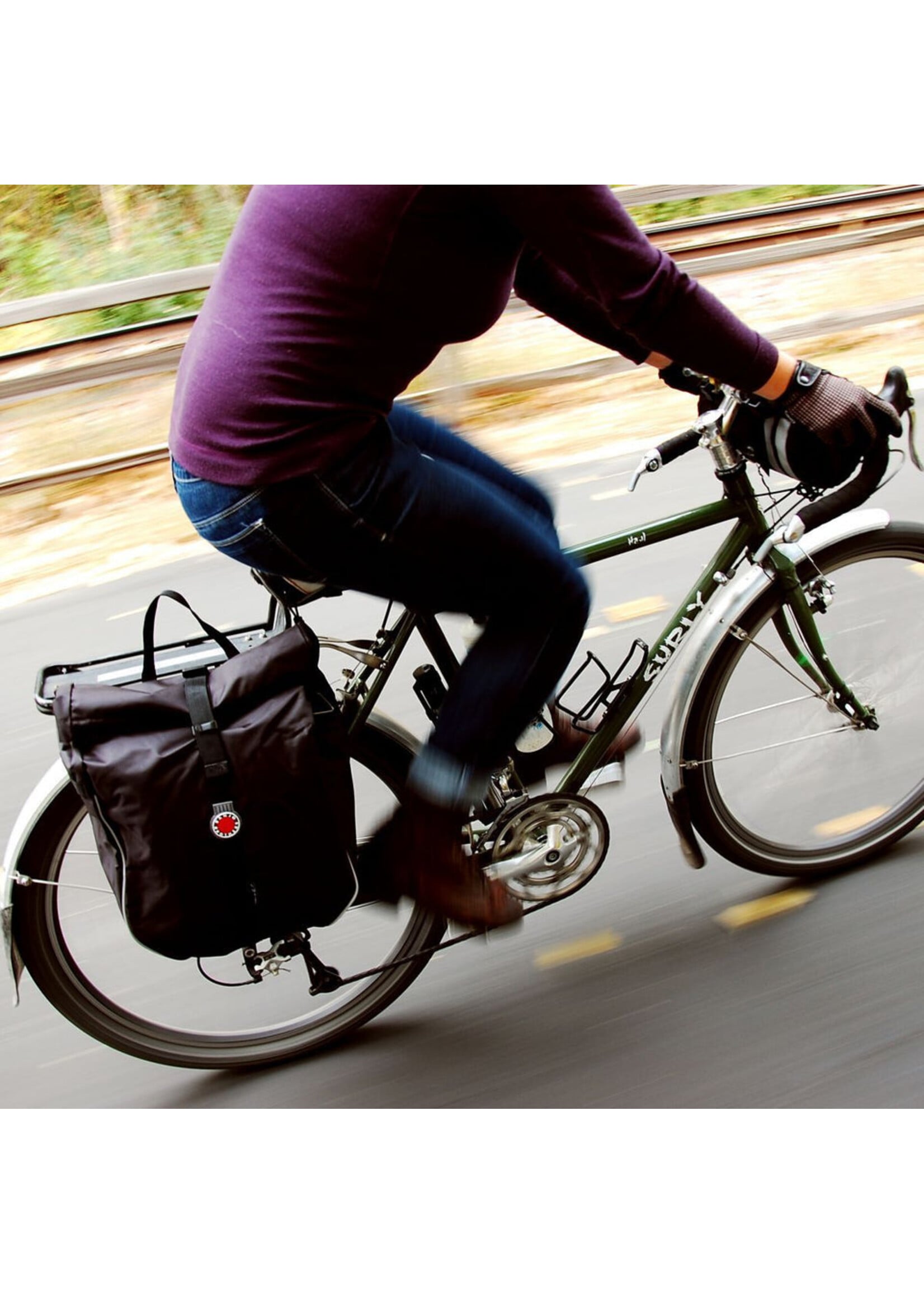 Banjo Brothers Banjo Brothers Waterproof Pannier: Black, Each