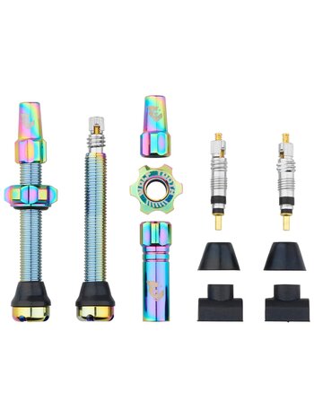 Wolf Tooth Wolf Tooth Tubeless Presta Valve Stem Kit 44mm Oil Slick