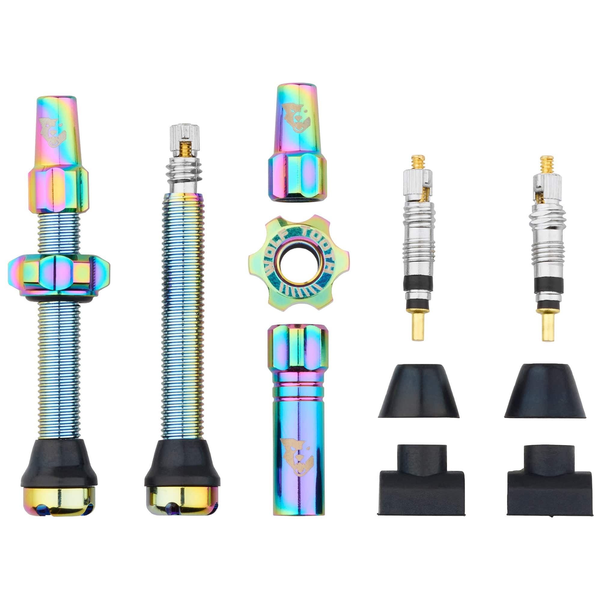 Wolf Tooth Wolf Tooth Tubeless Presta Valve Stem Kit 44mm Oil Slick