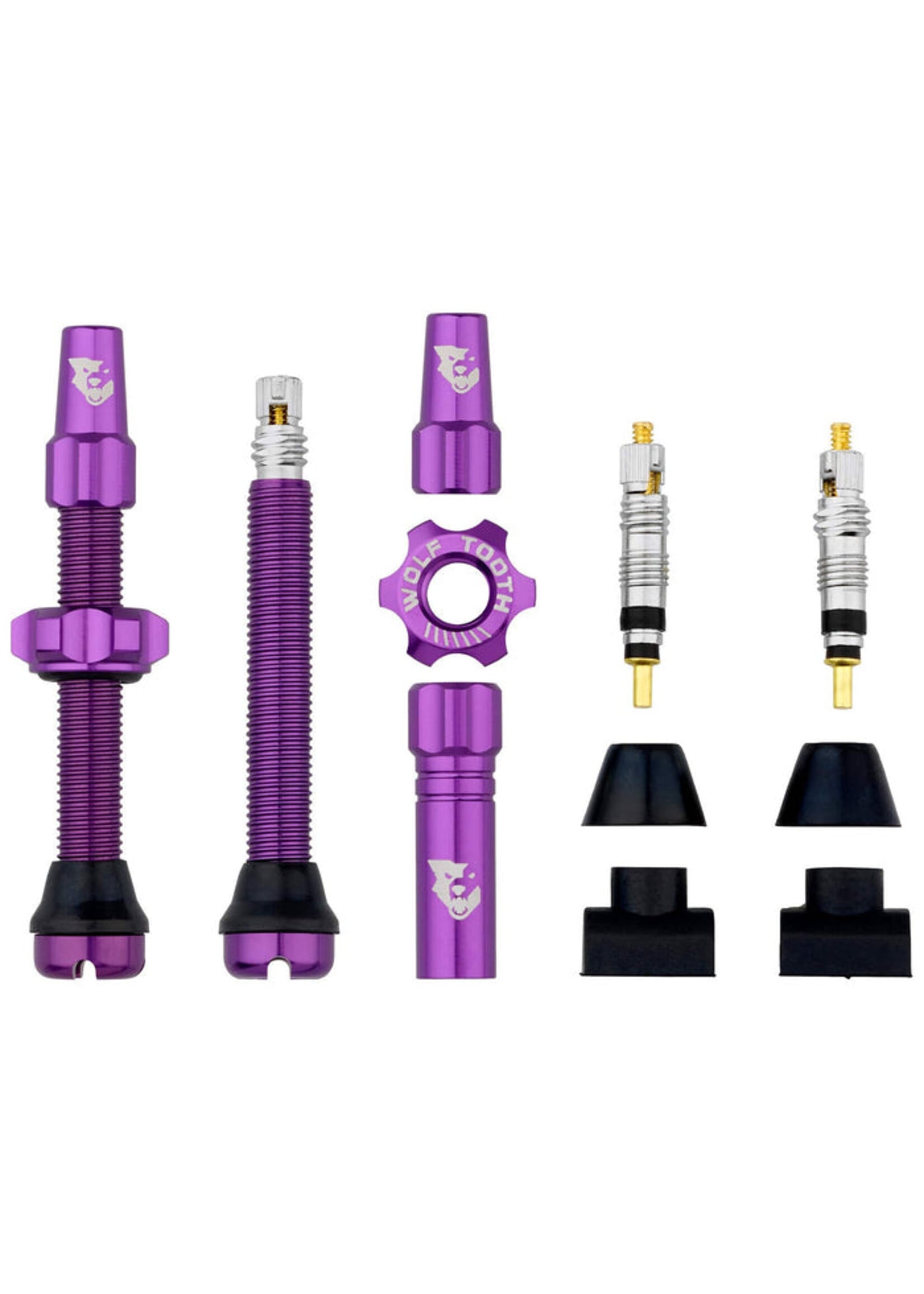 Wolf Tooth Wolf Tooth Tubeless Presta Valve Stem Kit 44mm Purple