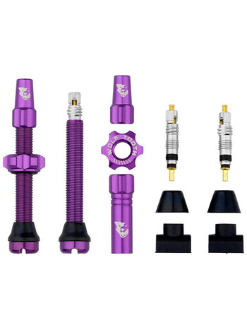 Wolf Tooth Wolf Tooth Tubeless Presta Valve Stem Kit 44mm Purple