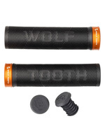 Wolf Tooth LOCK-ON ECHO GRIP BLACK GRIP WITH ORANGE COLLAR