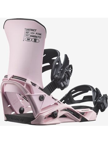 Salomon Salomon BOARD BIND. DISTRICT ICY PINK 26/27