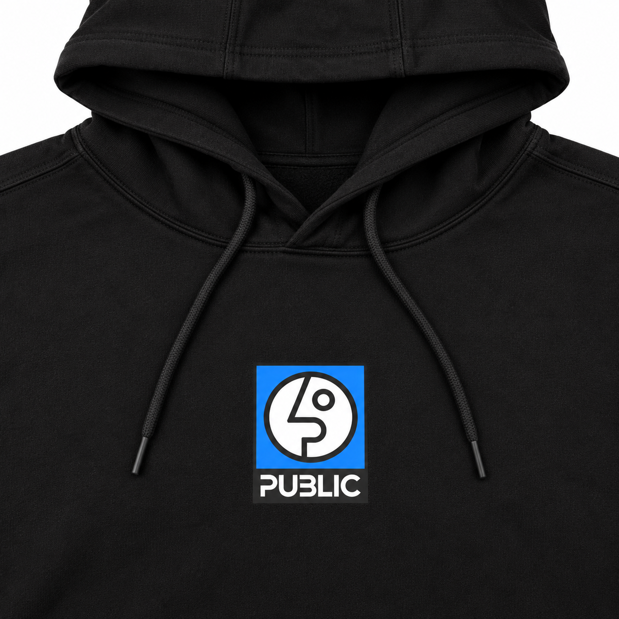 Public Public Box Logo Hoodie