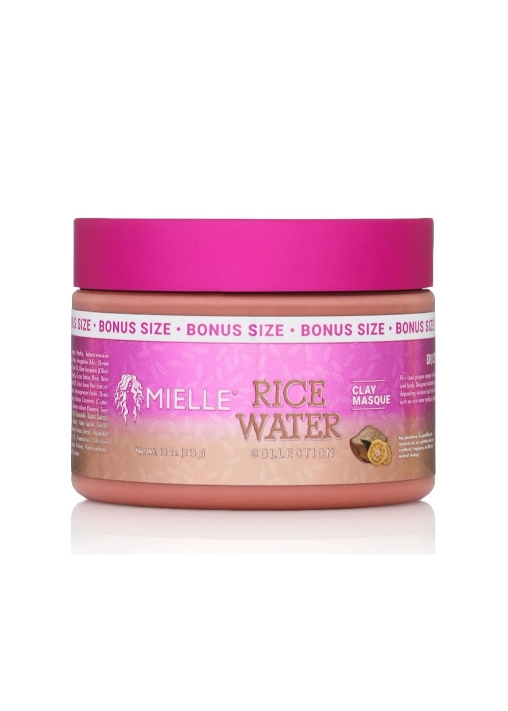 Mielle Rice Water Clay Mask 8oz