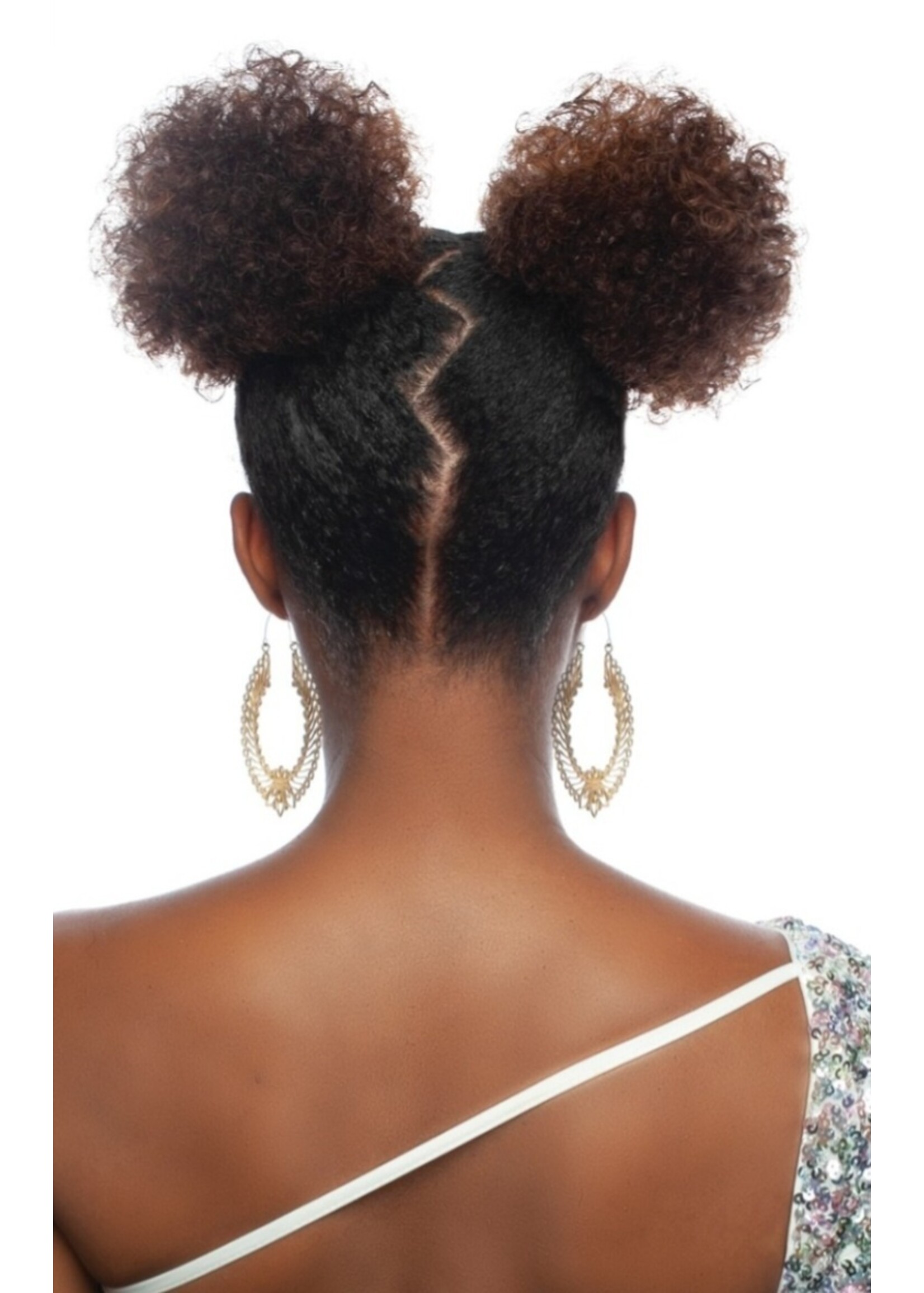 Mane Concept Mane Concept Human Hair Double Afro Puff