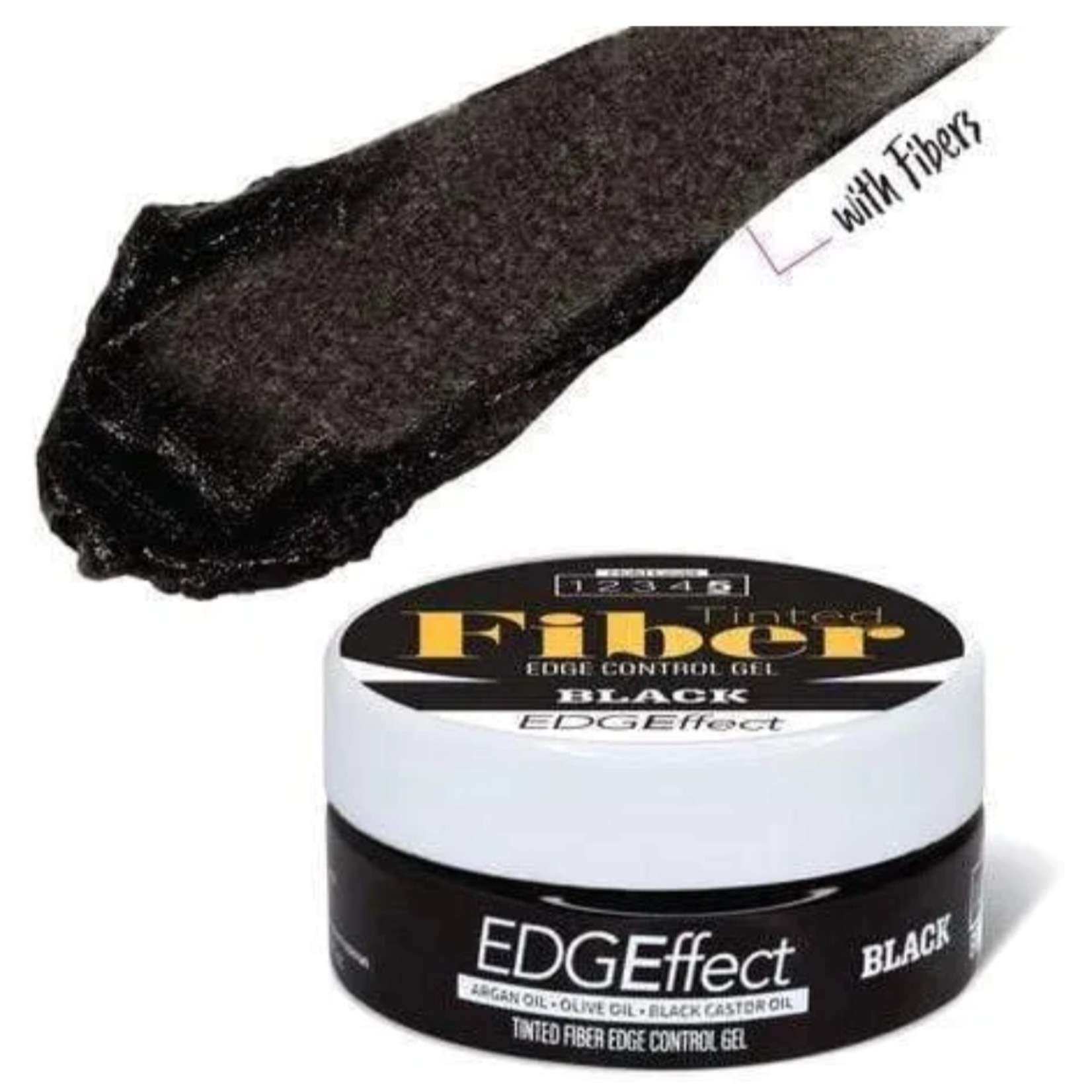 Edge Effect Tinted Fiber Black