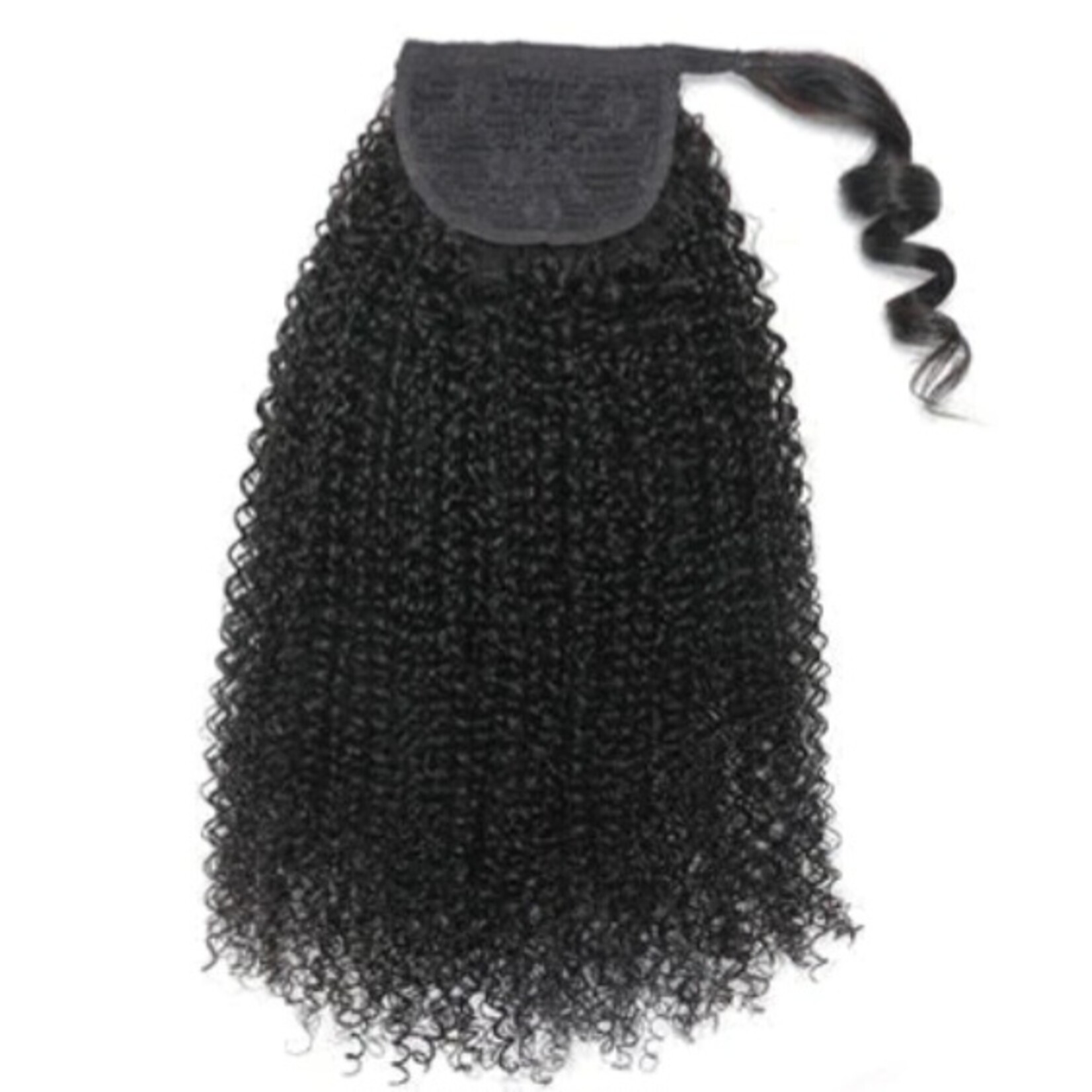 Human Wrap Ponytail Afro Curly 18"