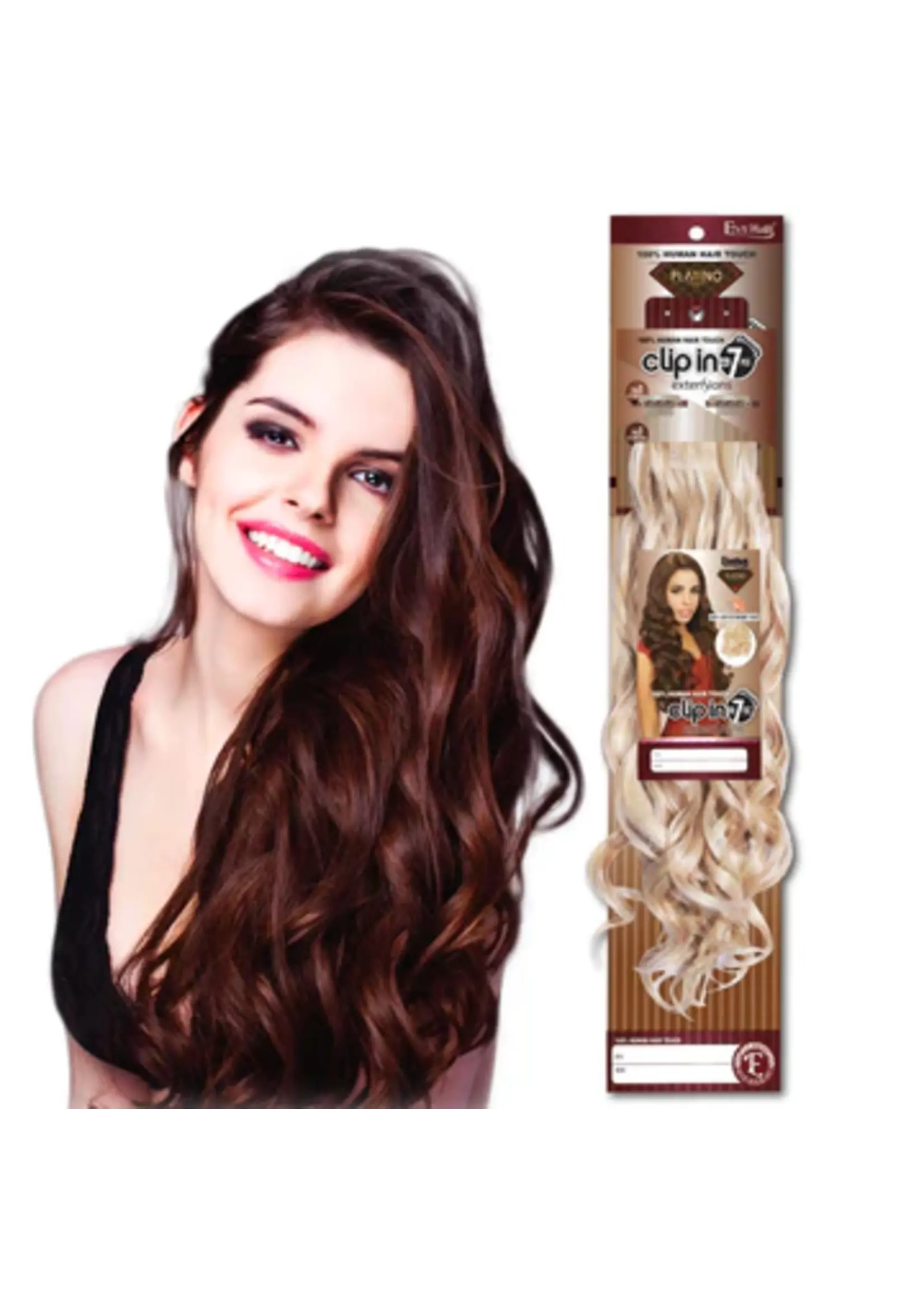 Eve Eve Platino 7pc Clip-In Natural Body Wave 20"