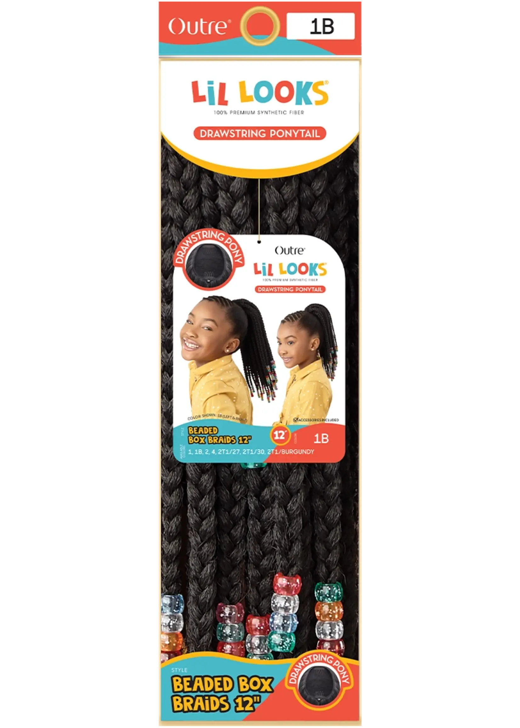 Outre Lil Looks Ponytail Beaded Box Braid
