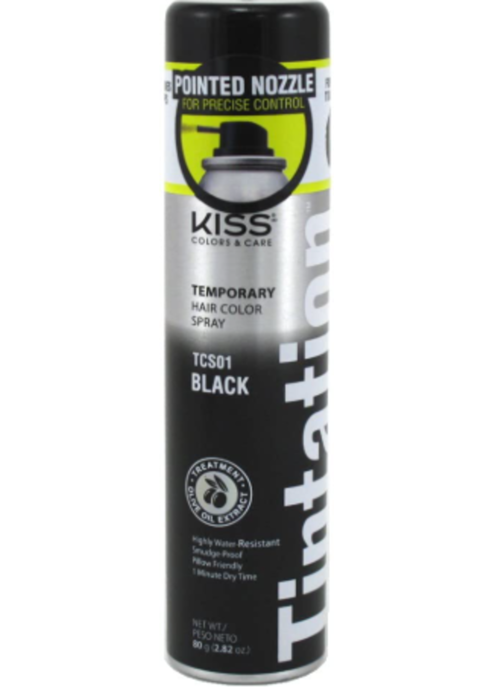 Kiss Ivy RED Tintation Color Spray Black TCS01 2.8oz