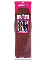 Mayde Cuban Twist Braid 18" Clr