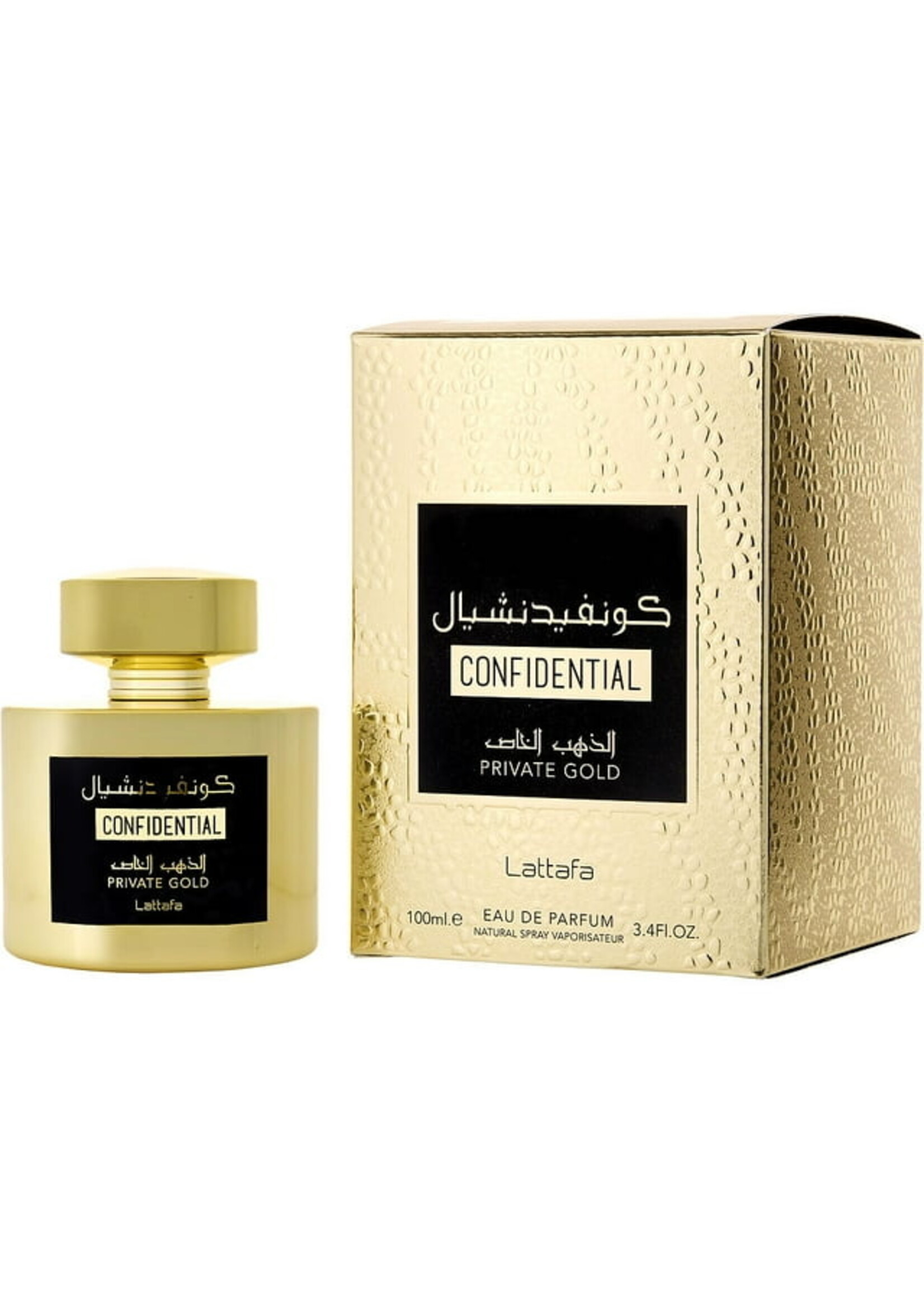 Lattafa Confidential Gold EDP 3.4