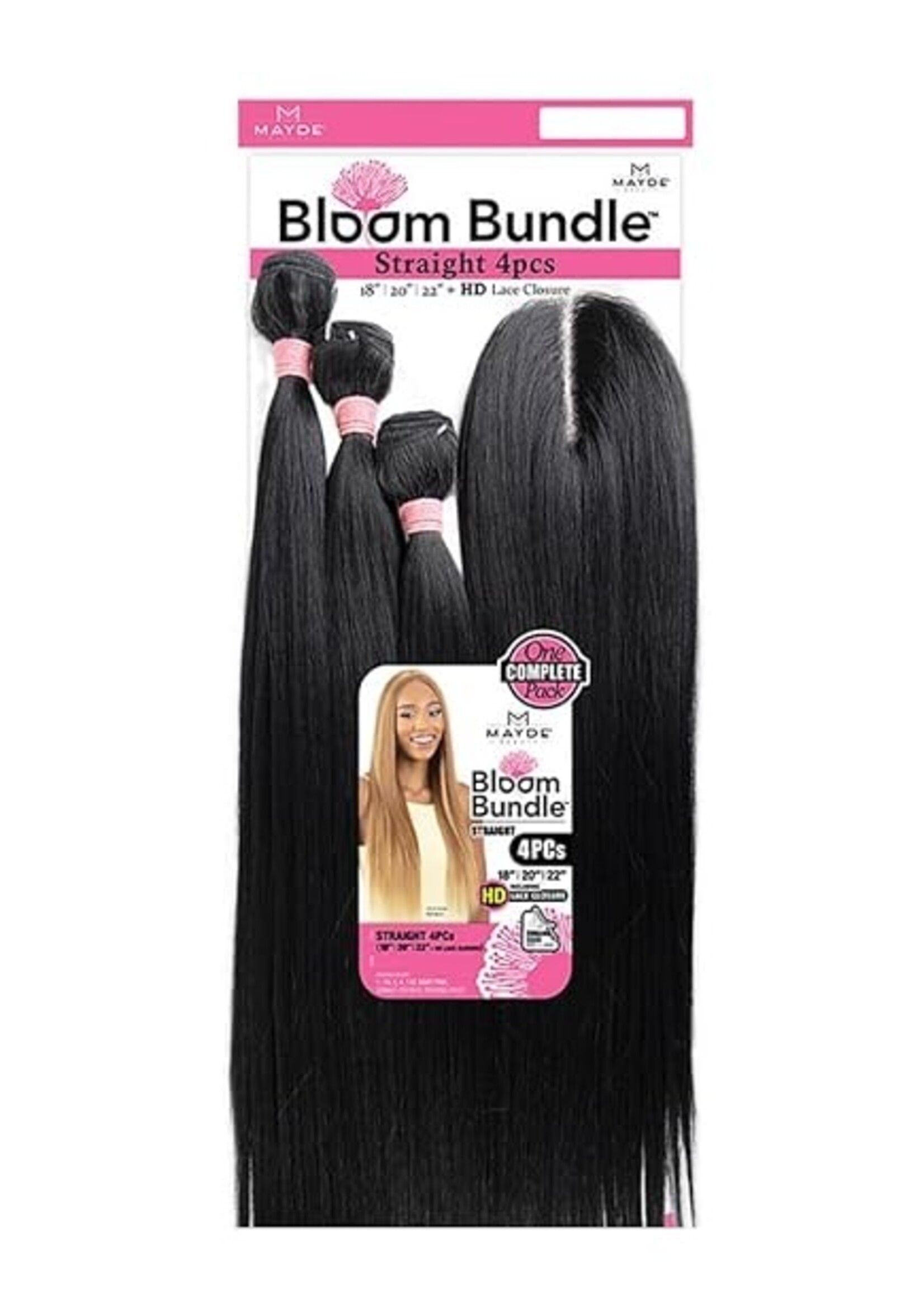 Mayde Mayde Bloom Bundle Silky Straight 18"