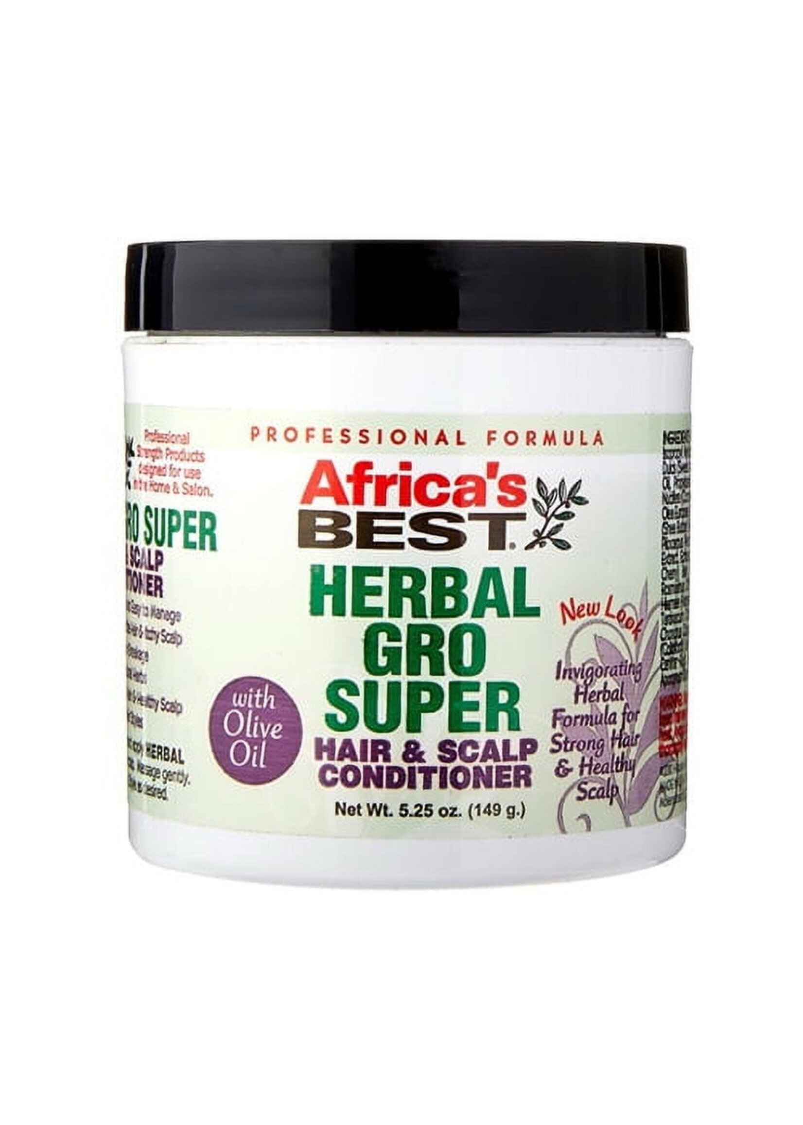Africas Best Herbal Gro Super Hair & Scalp Conditioner 5.25oz