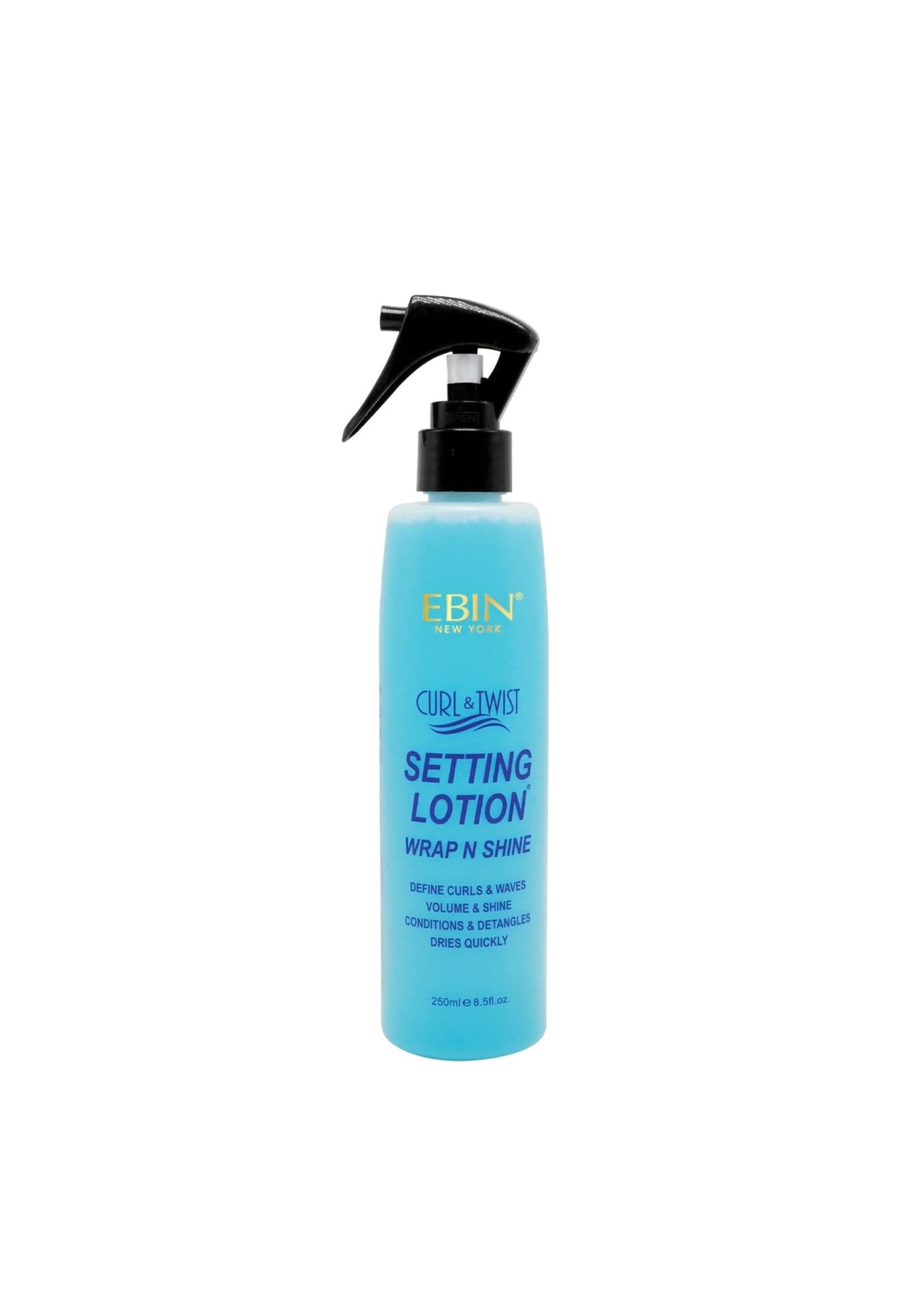 Ebin Curl & Twist Setting Lotion Wrap n Shine 8.5oz CTSL250