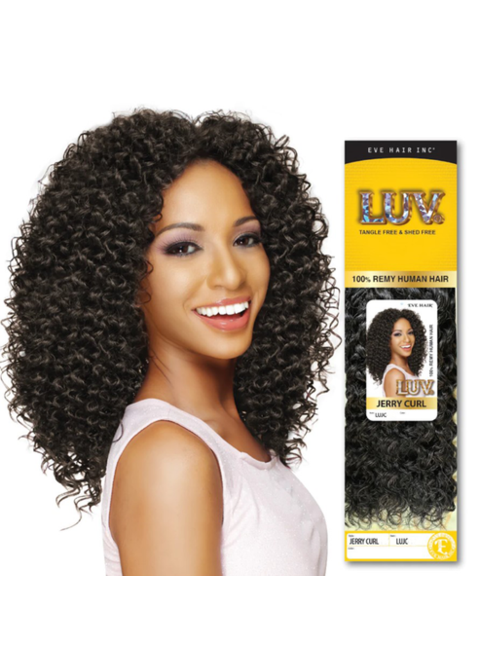 Eve Luv Remy Jerry Curl Weave 14"