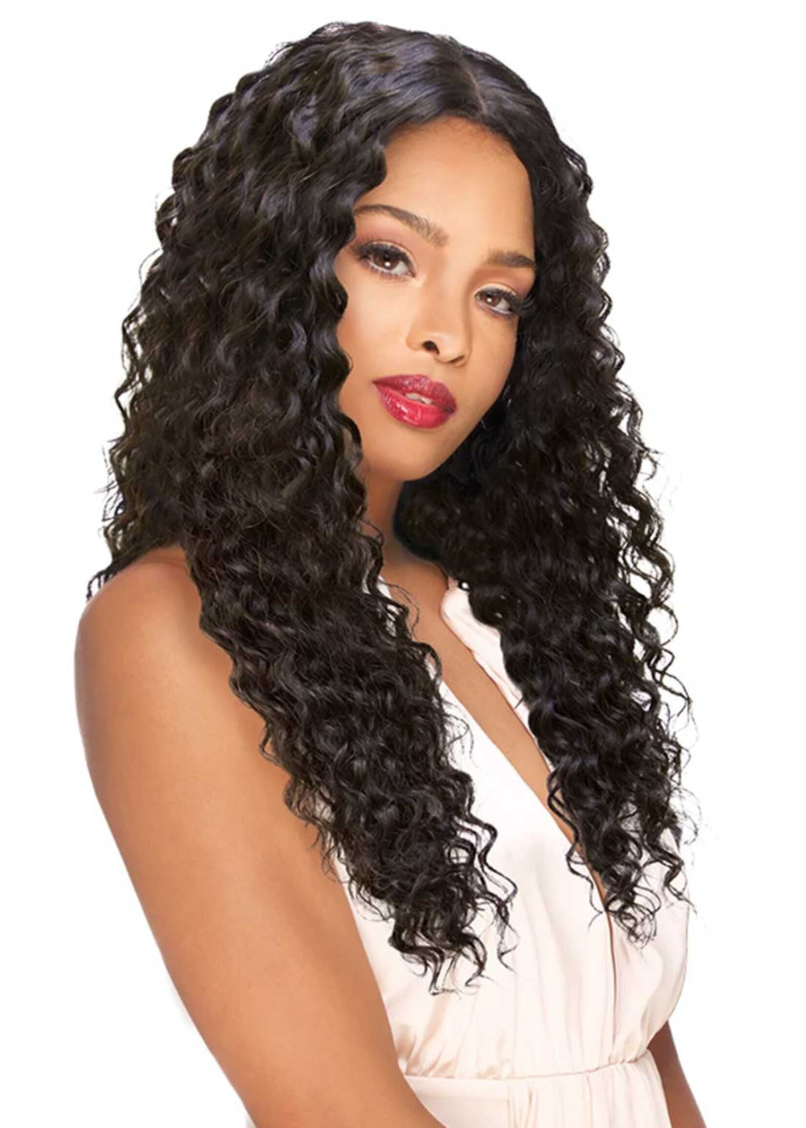 Sensual Sensual Vella Rose Human Lace Front Beach Curl 24 ~ 26