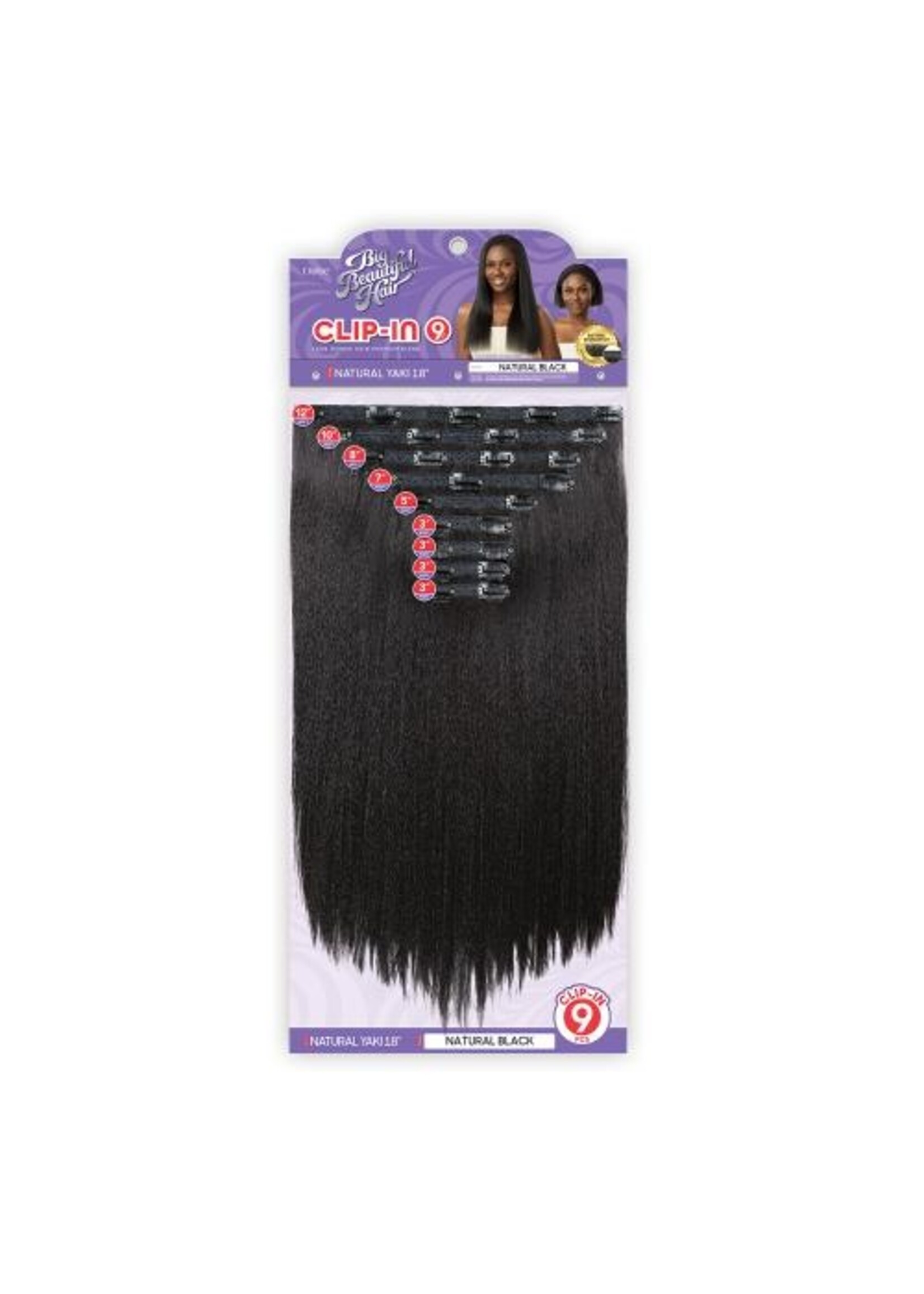 Outre Outre Big Beautiful Hair Clip-In Natural Yaki 18"