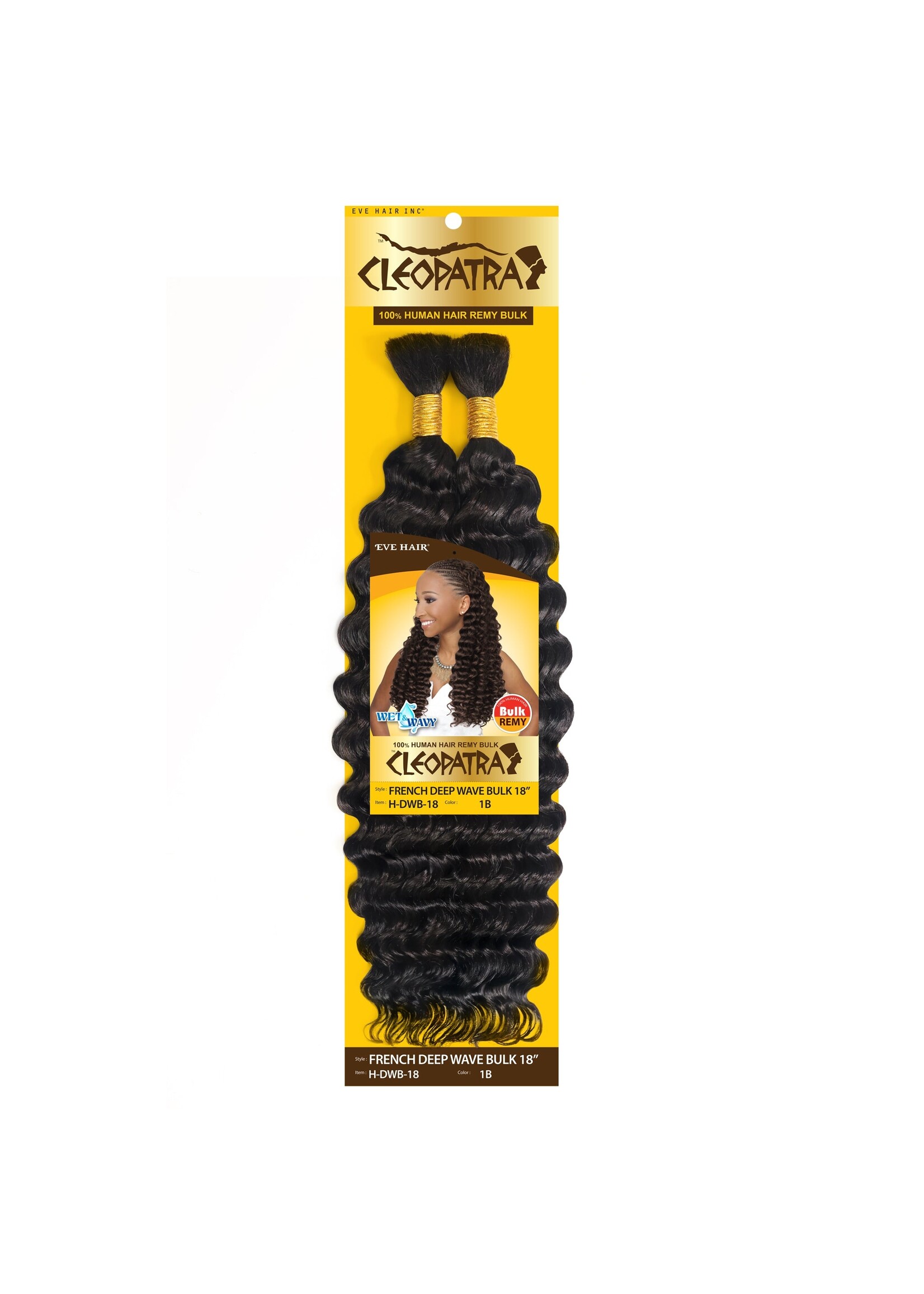 Eve Cleopatra French Deep Wave Bulk 22"