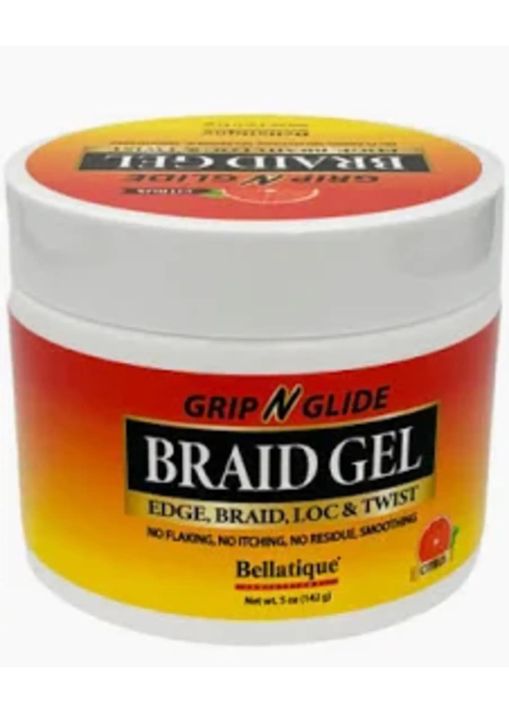 Bellatique Grip & Glide Braiding Gel Citrus 10oz