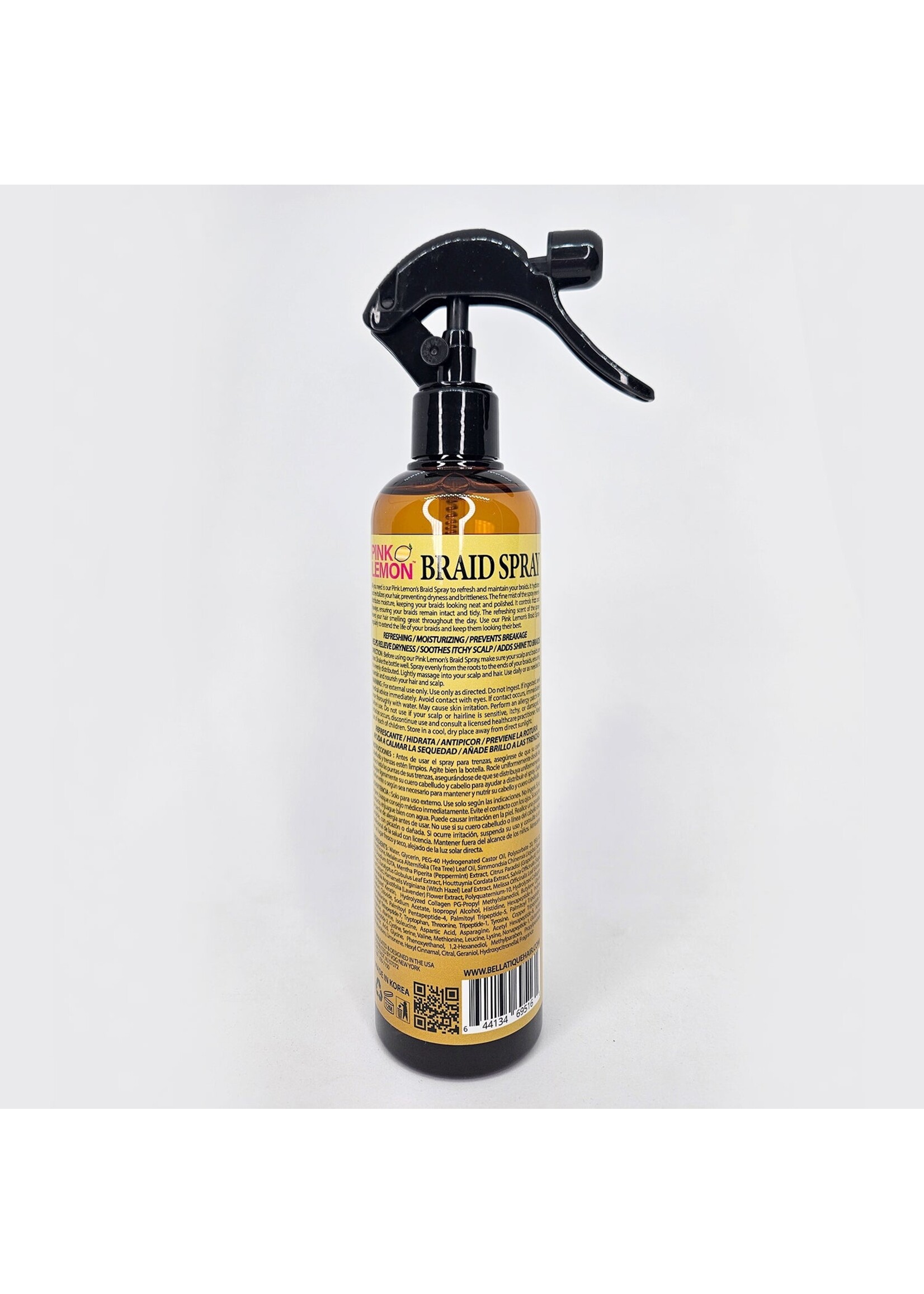 Bellatique Pink Lemon Braid Spray 10oz