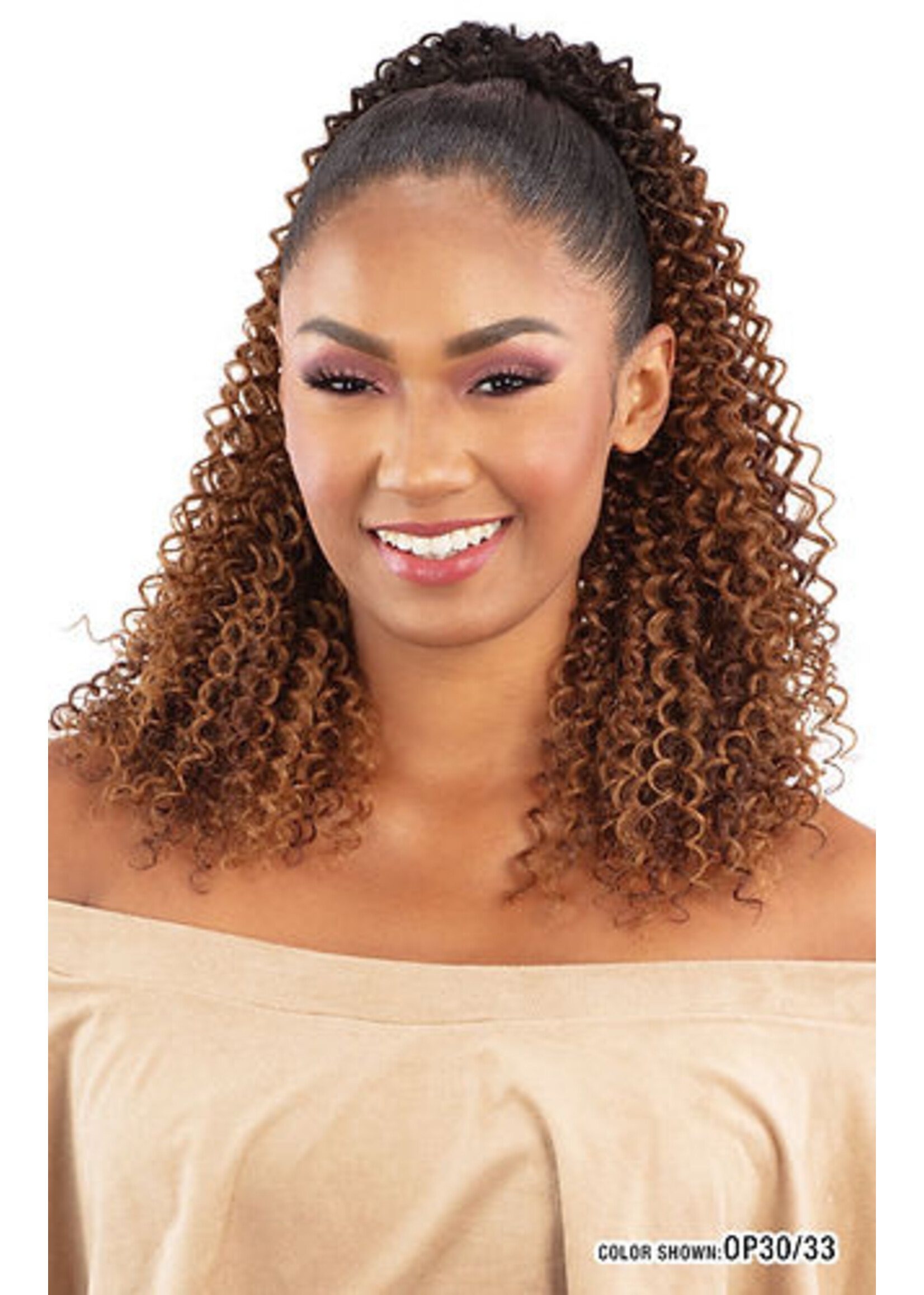Mayde Mayde Mocha Water Curl 18"