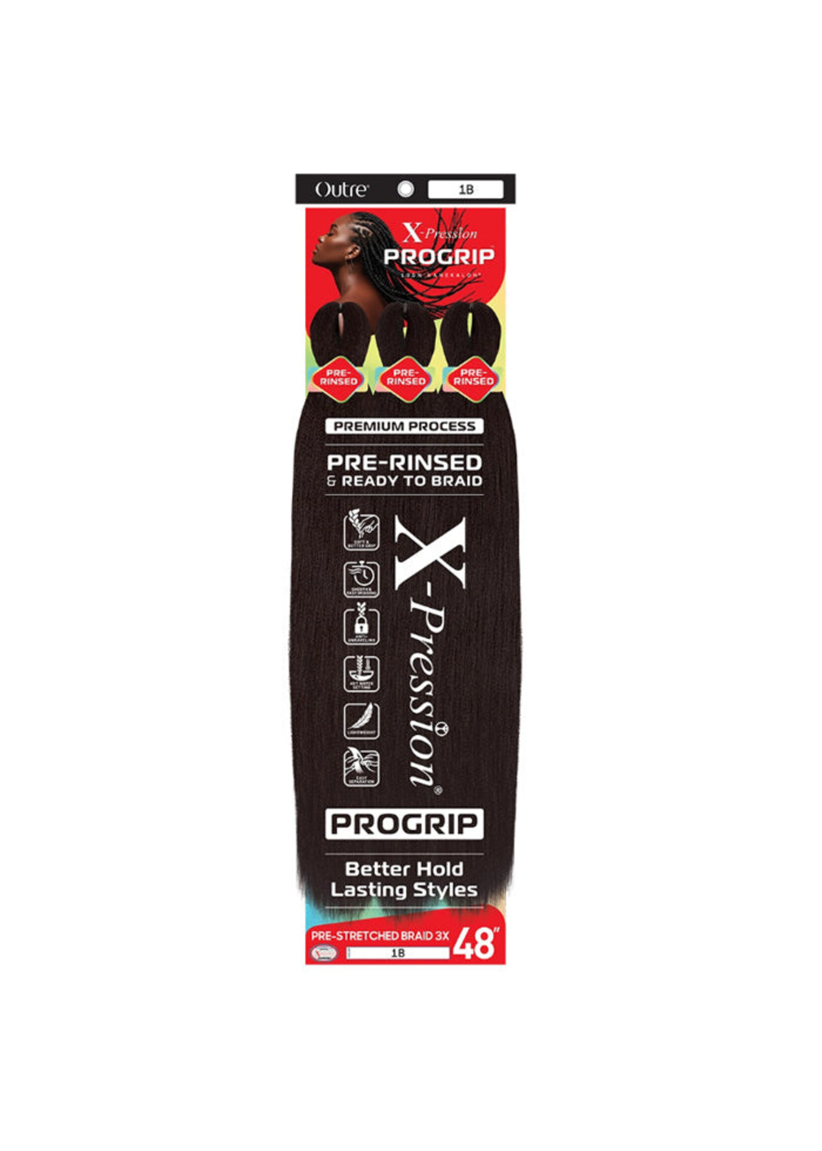Outre Outre 3x X-Pression Pro-Grip Braiding Hair 48"