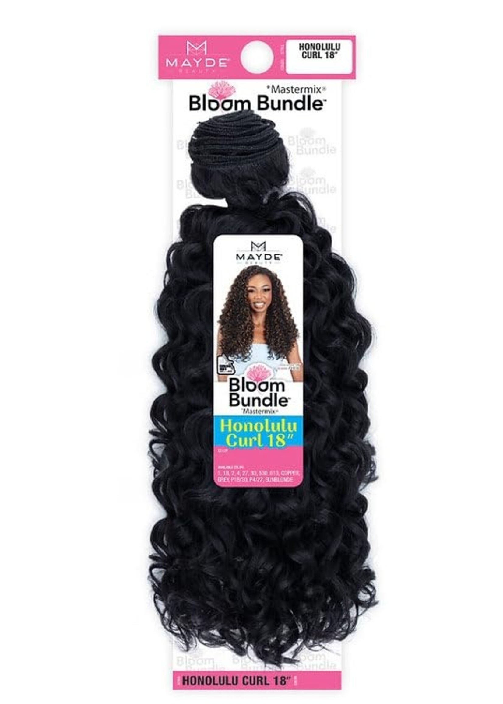 Mayde Mayde Bloom Bundle Honolulu Curl  18"
