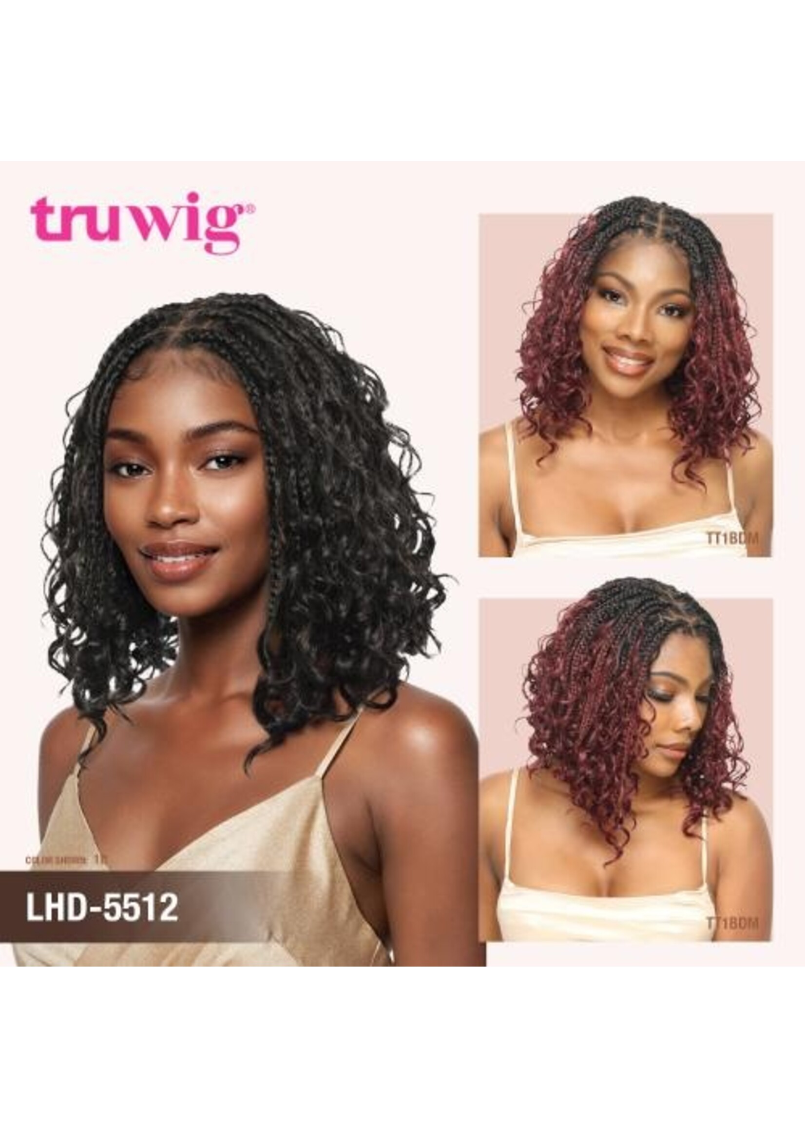 Eve Eve LHD-5512 13x5 Boho Box Braid Wig 12"