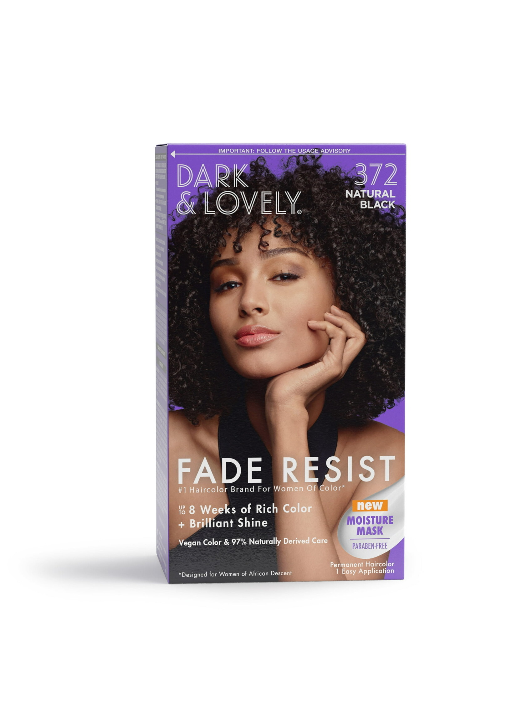 Dark & Lovely Hair Color 372 Natural Black