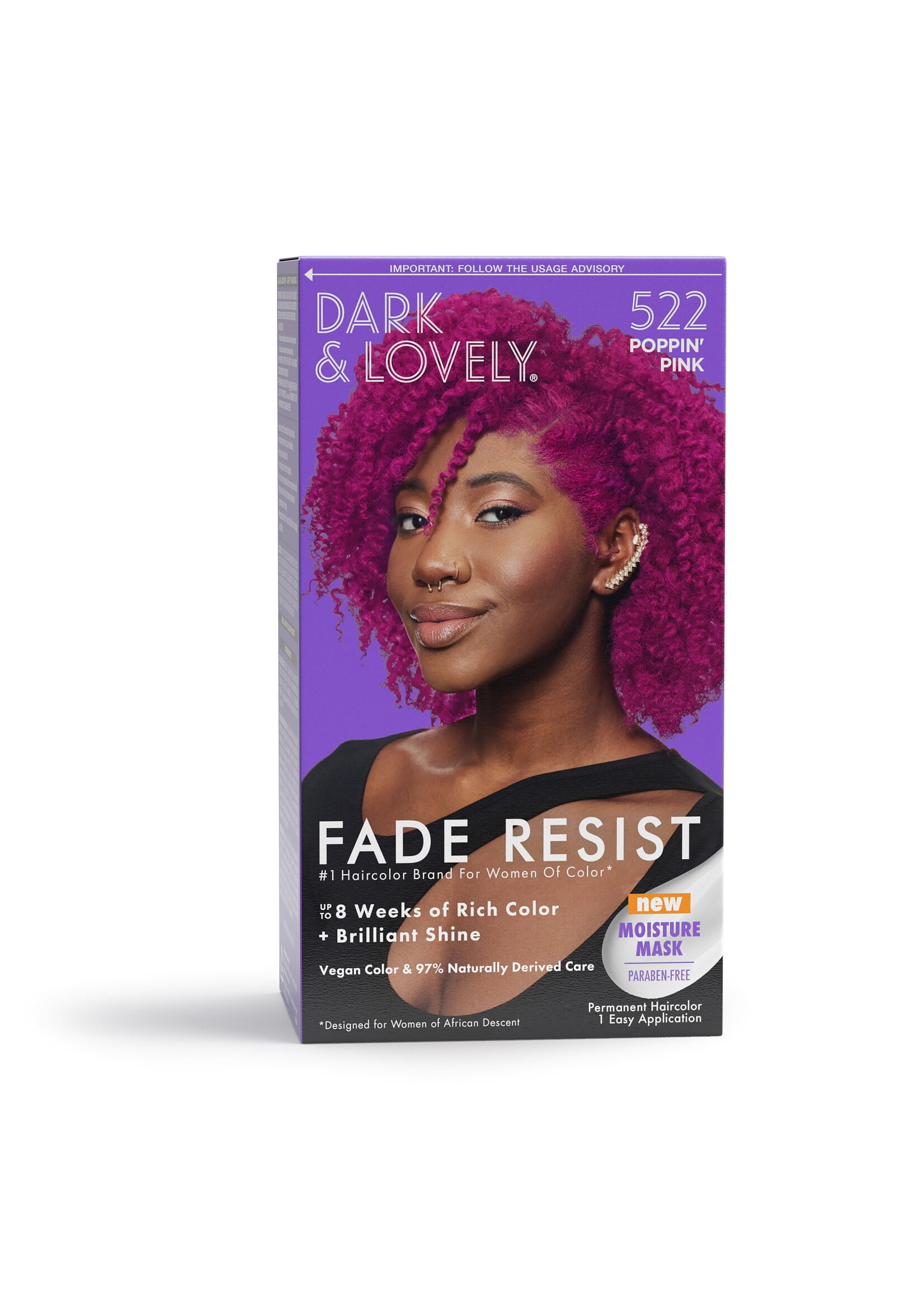 Dark & Lovely Hair Color 522 Poppin Pink