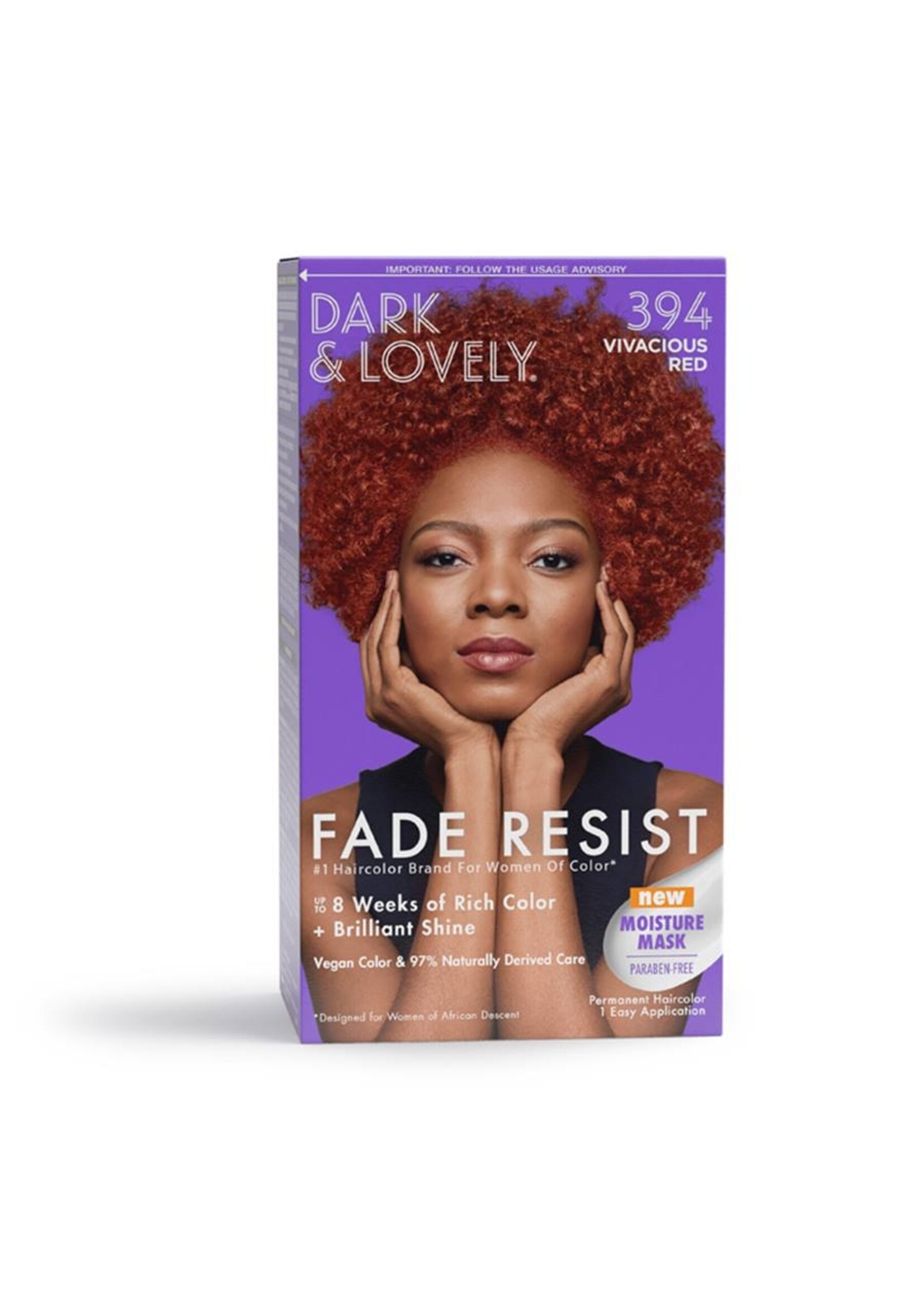 Dark & Lovely Hair Color 394 Vivacious Red