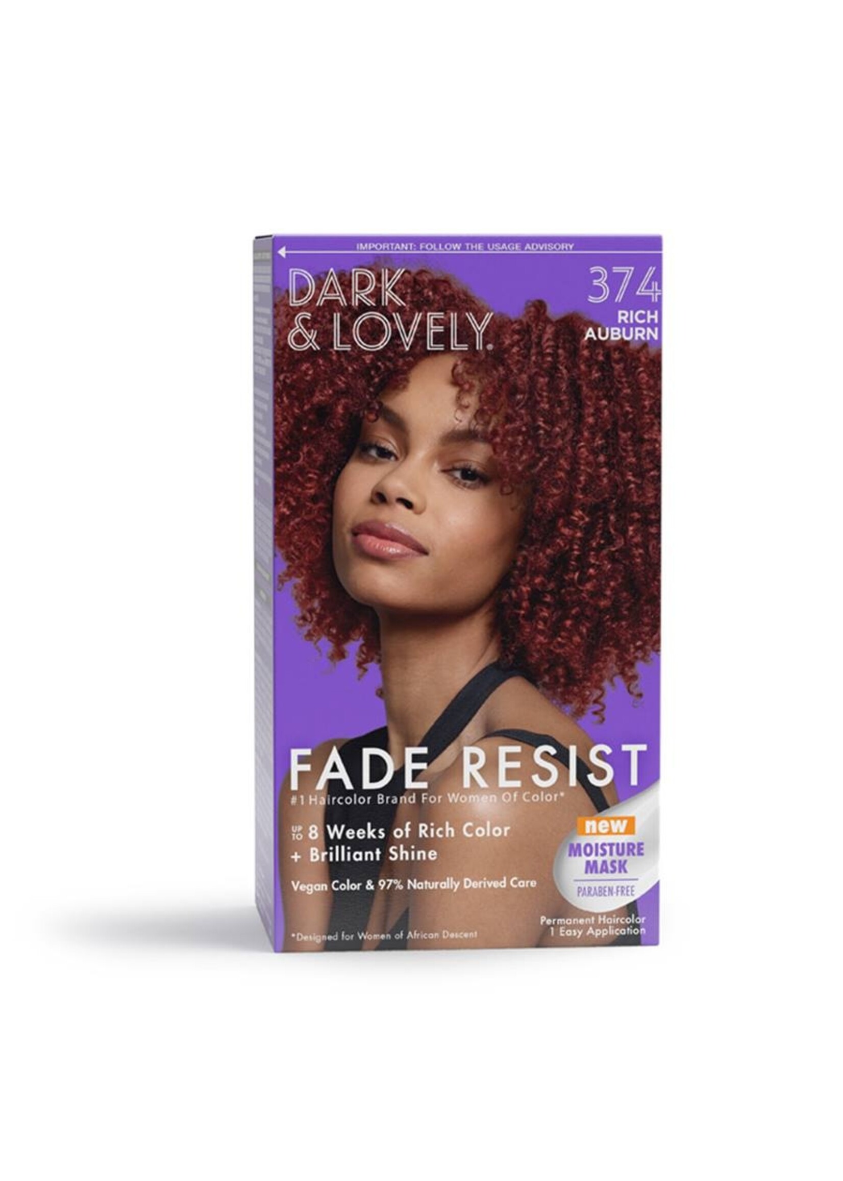 Dark & Lovely Hair Color 374 Rich Aubrun