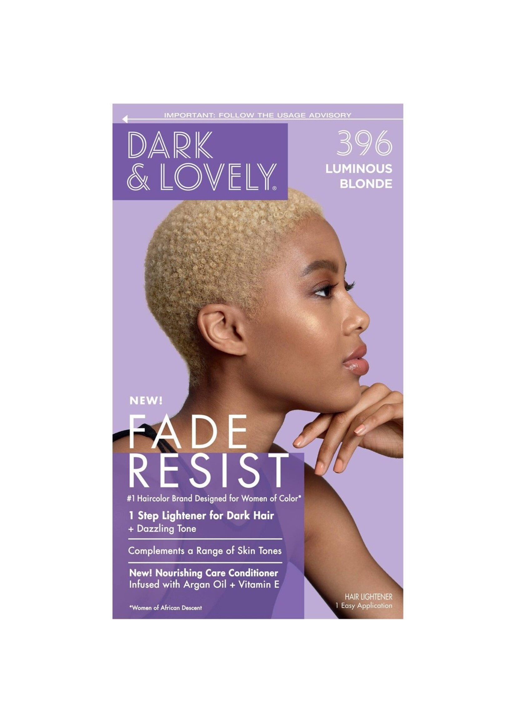 Dark & Lovely Hair Color 396 Luminous Blonde