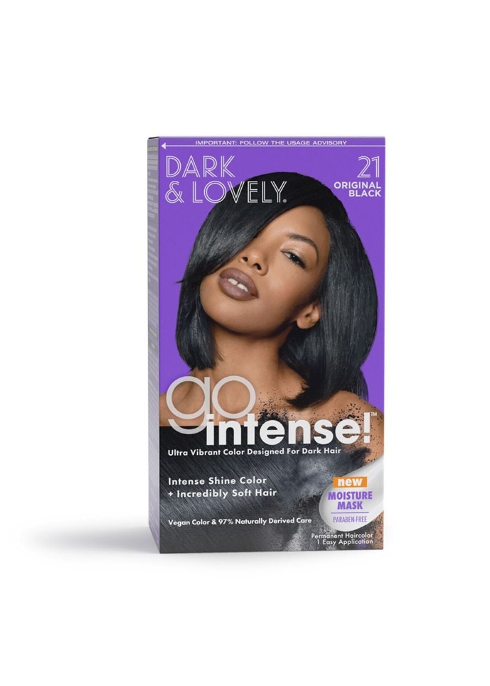 Dark & Lovely Hair Color Intense 21 Original Black