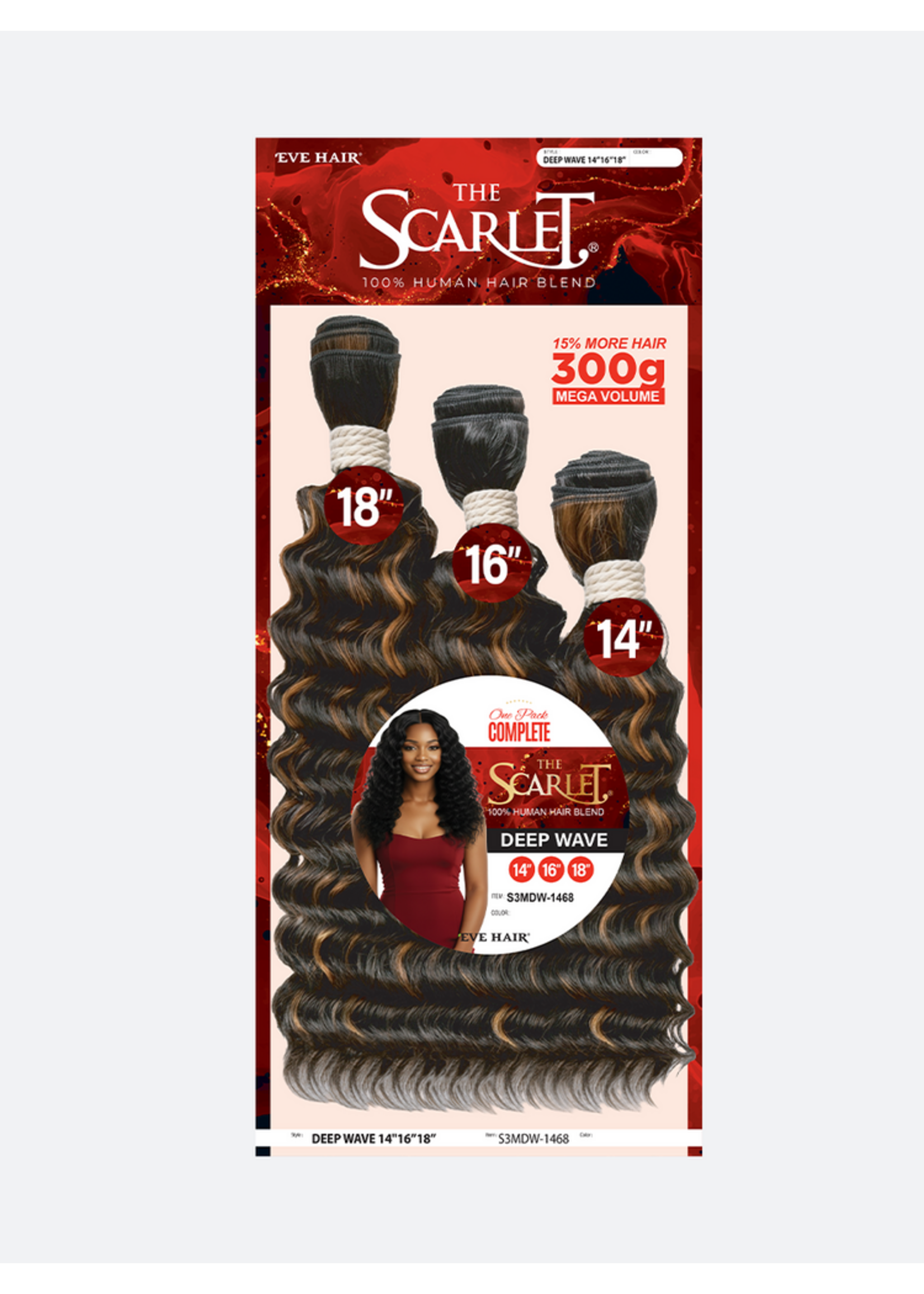 Eve Eve Scarlet 3pc Straight 14/16/18