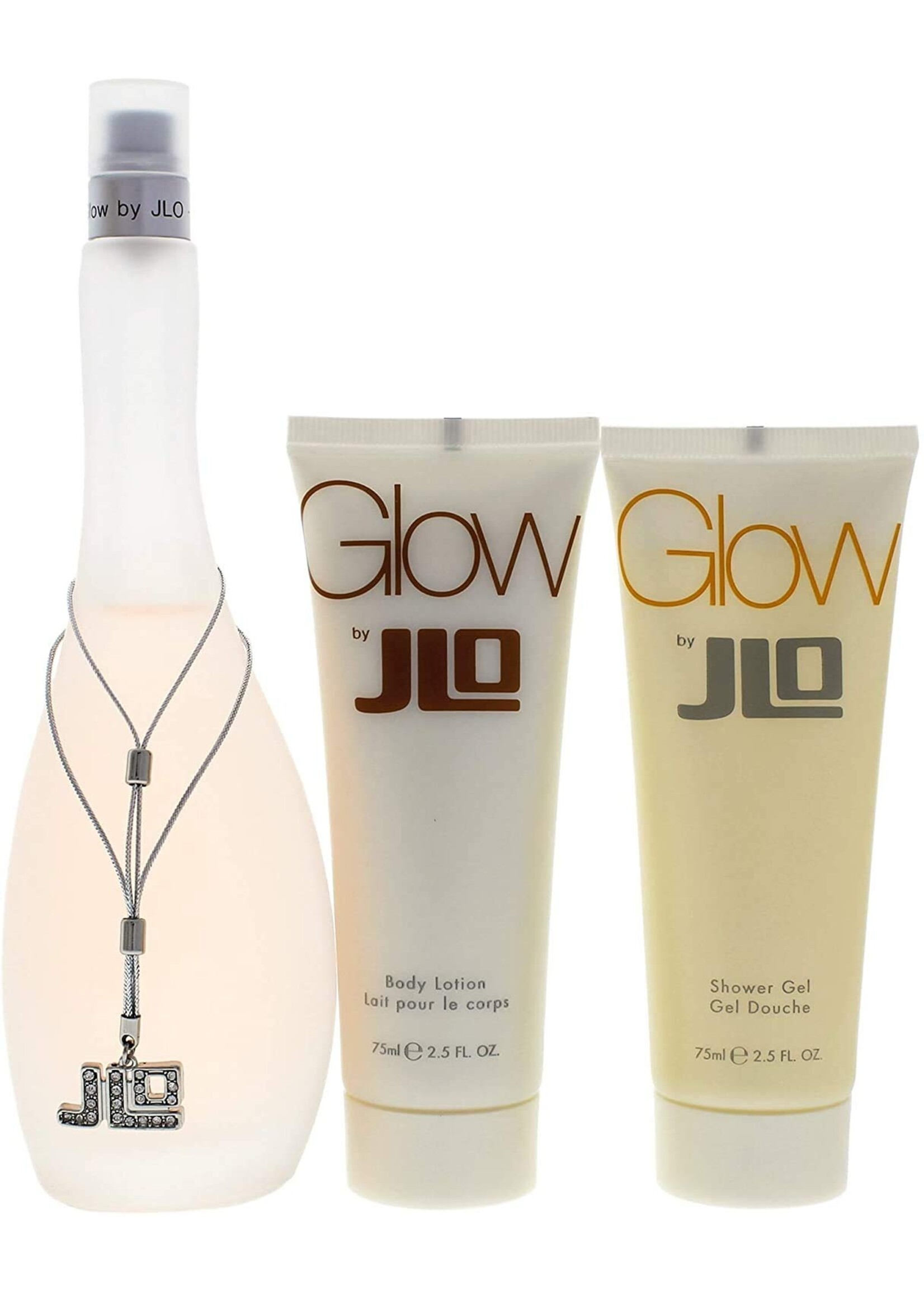 JLo Glow 3pc Set Perfume Spray Lotion Shower Gel