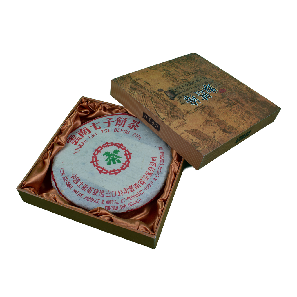 Teas Green Pu-Erh Cake in a Gift Box