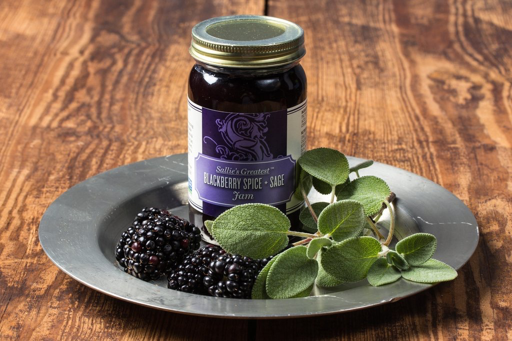 Tea products Blackberry Spice and Sage Jam 5oz