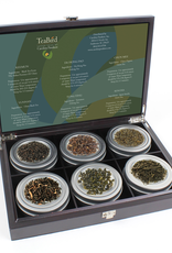 Teas Wooden Gift Box with 6 Tins of Tea